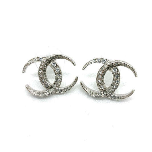 Chanel - Other - Crystal - Silver - (Pair)