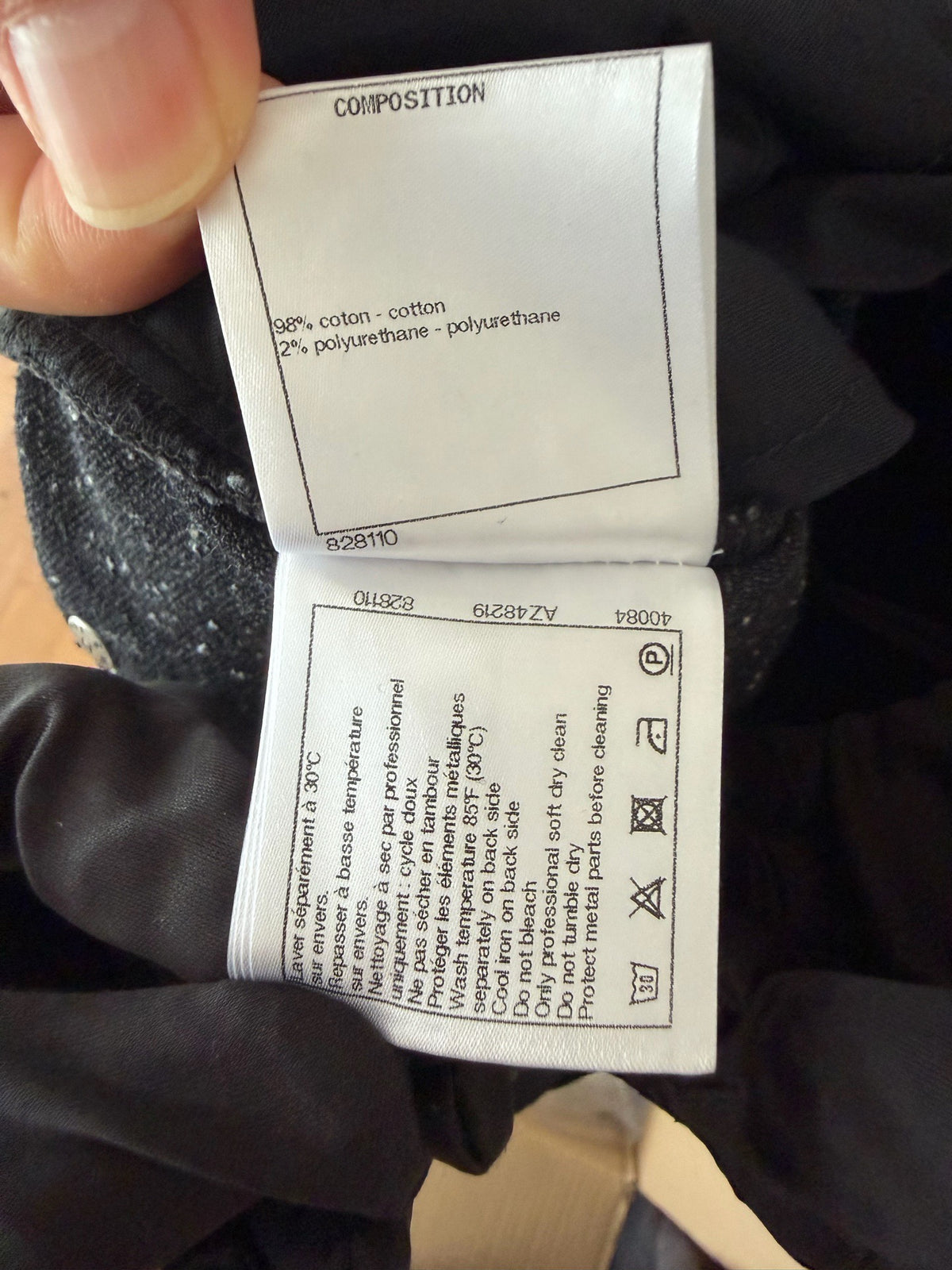 Chanel - Other - Denim - Jeans - Black - (34)