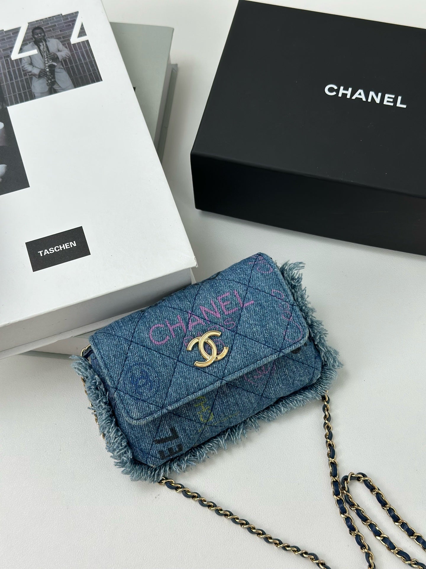 Chanel - Other - Denim - Jeans - Blue - (mini)