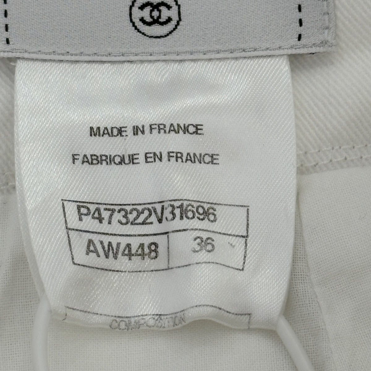 Chanel - Other - Denim - Jeans - White - (36)