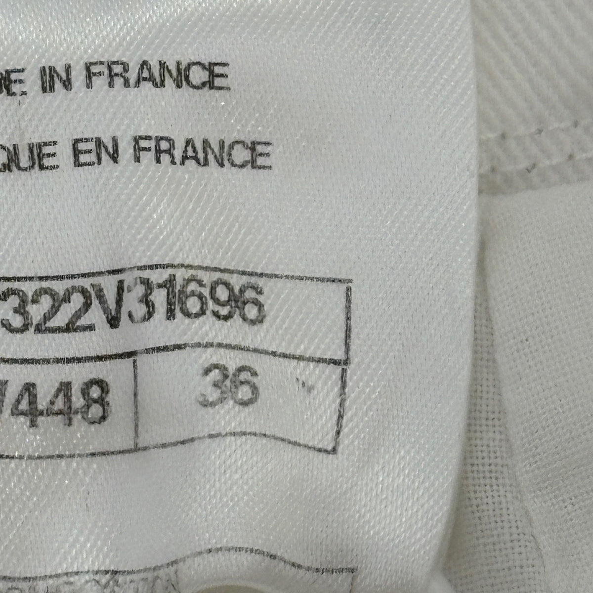 Chanel - Other - Denim - Jeans - White - (36)