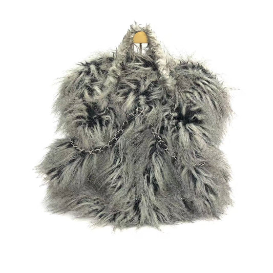 Chanel - Other - Faux fur - Grey - (medium)