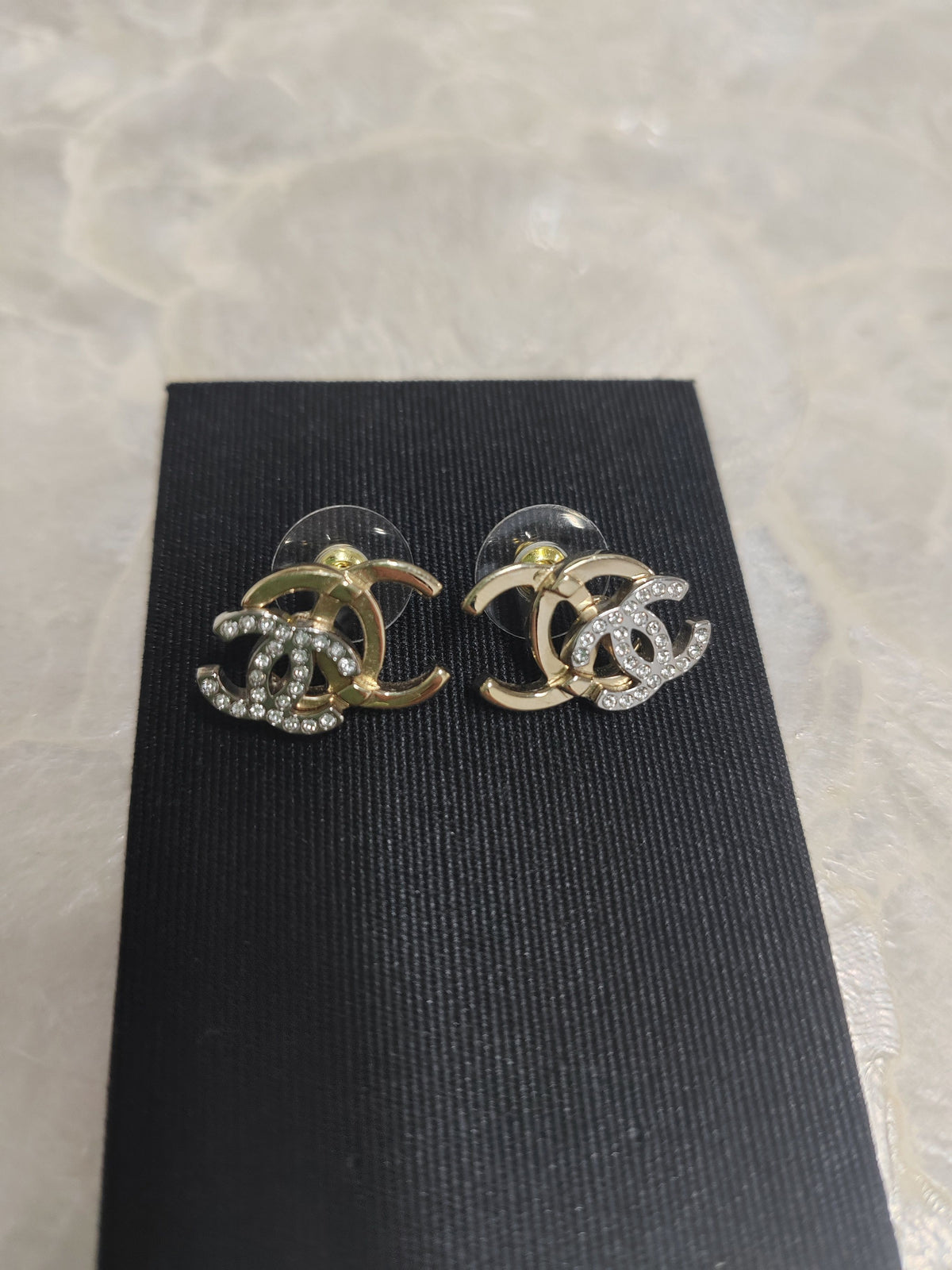 Chanel - Other - Gold-tone and silver-tone metal with clear crystal embellishments - Multicolour