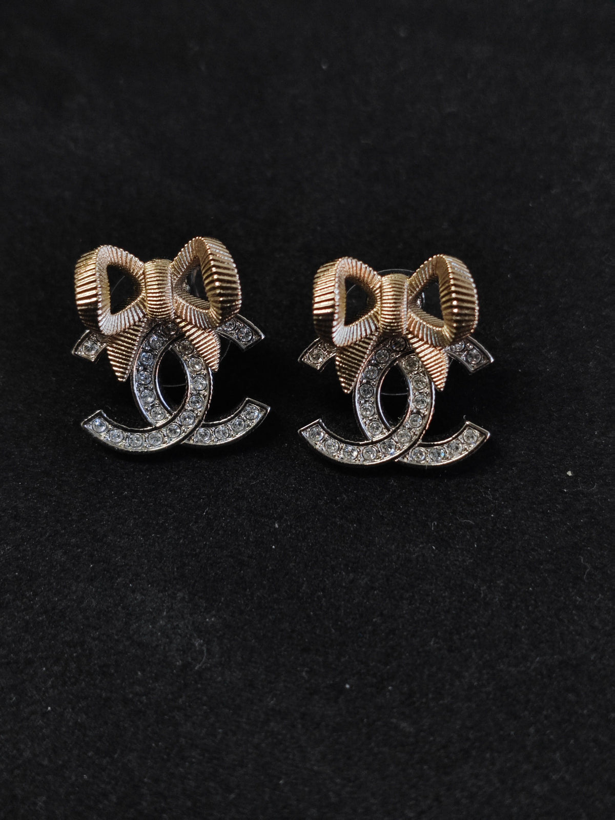Chanel - Other - Gold-tone and silver-tone metal with crystal embellishments. - Multicolour
