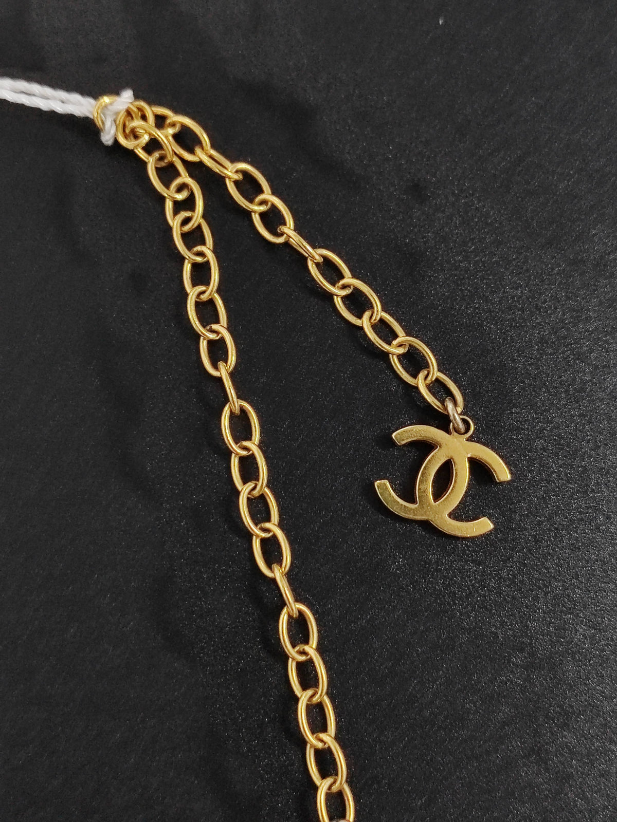 Chanel - Other - Gold-tone base metal with crystal embellishments. - Gold