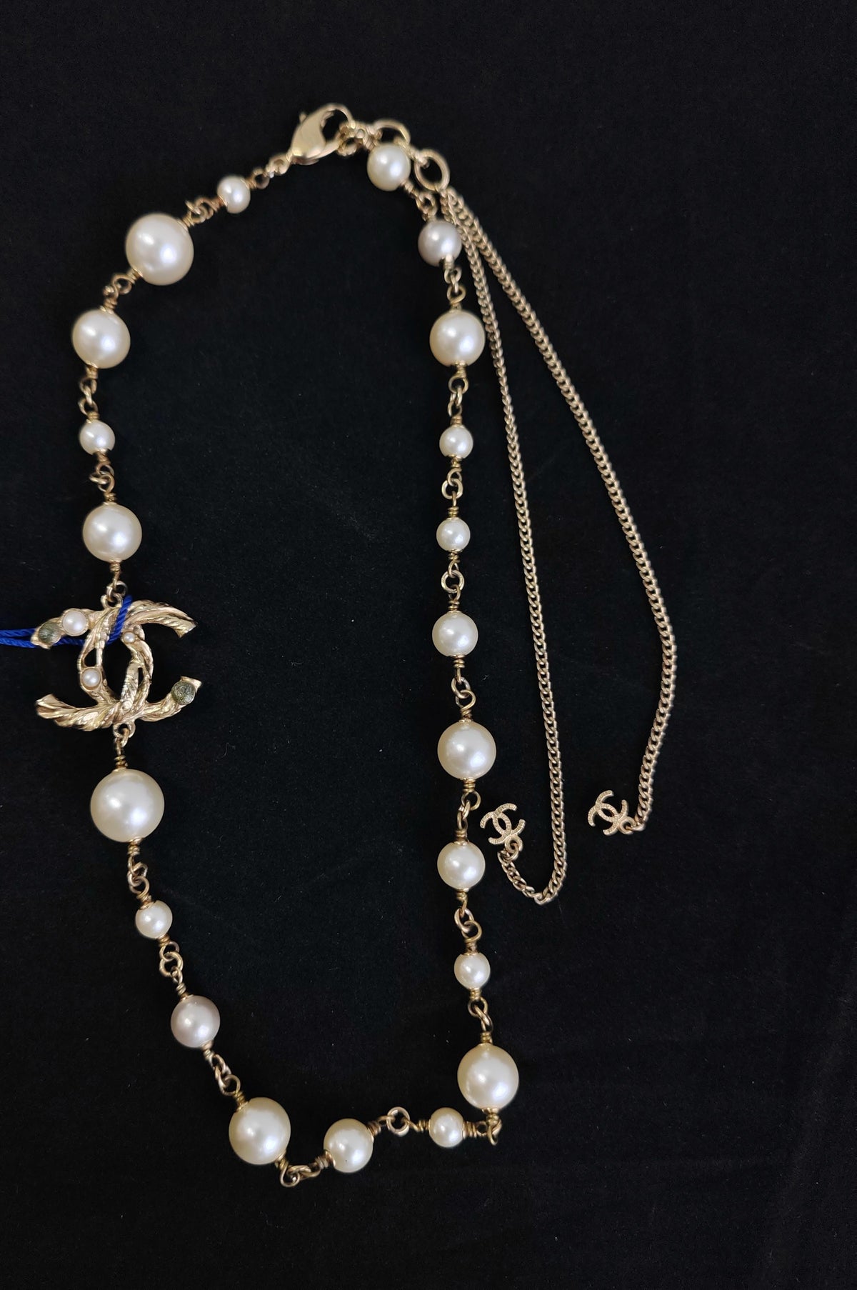 Chanel - Other - Gold-tone base metal with faux pearl embellishments. - Gold