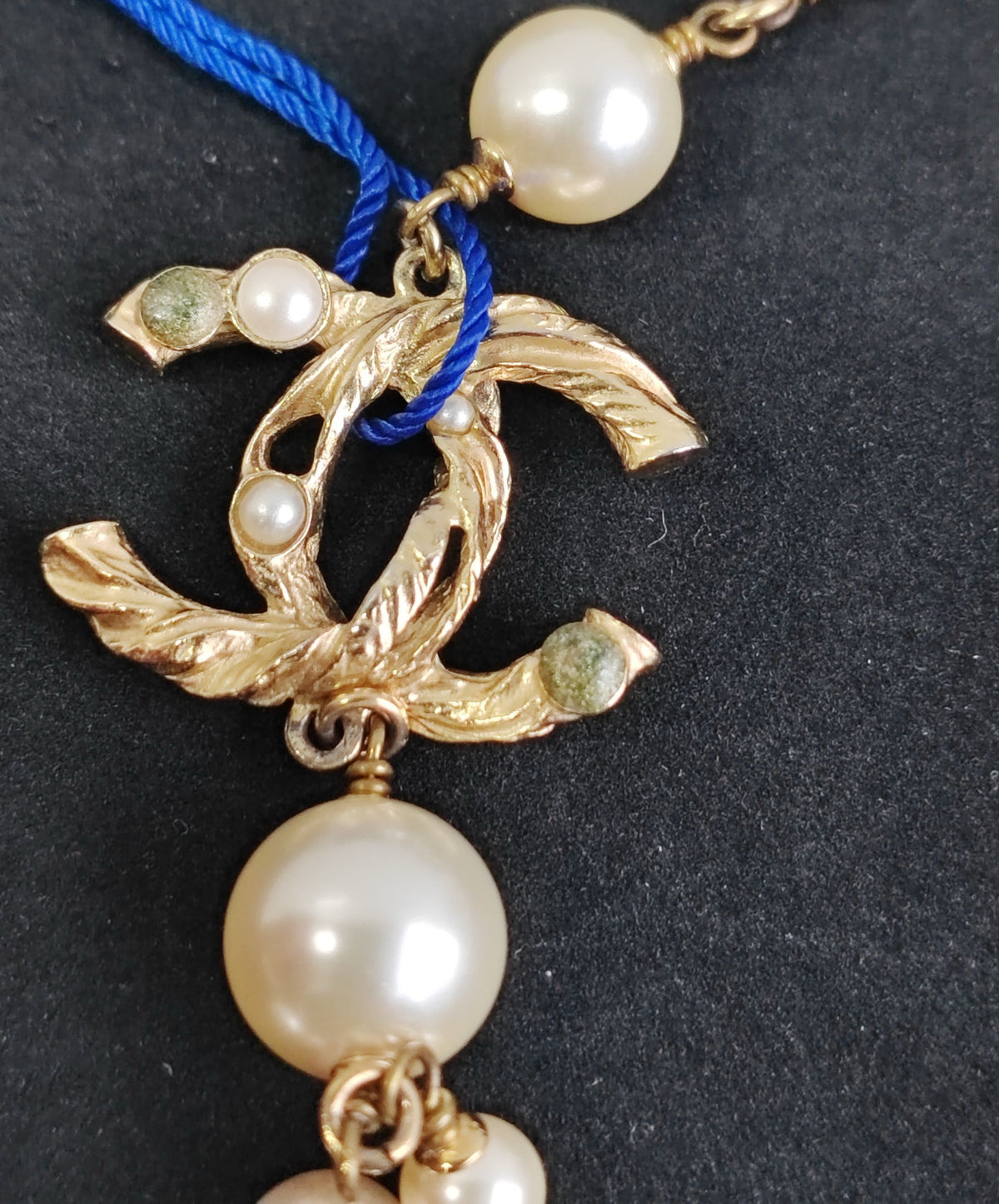 Chanel - Other - Gold-tone base metal with faux pearl embellishments. - Gold