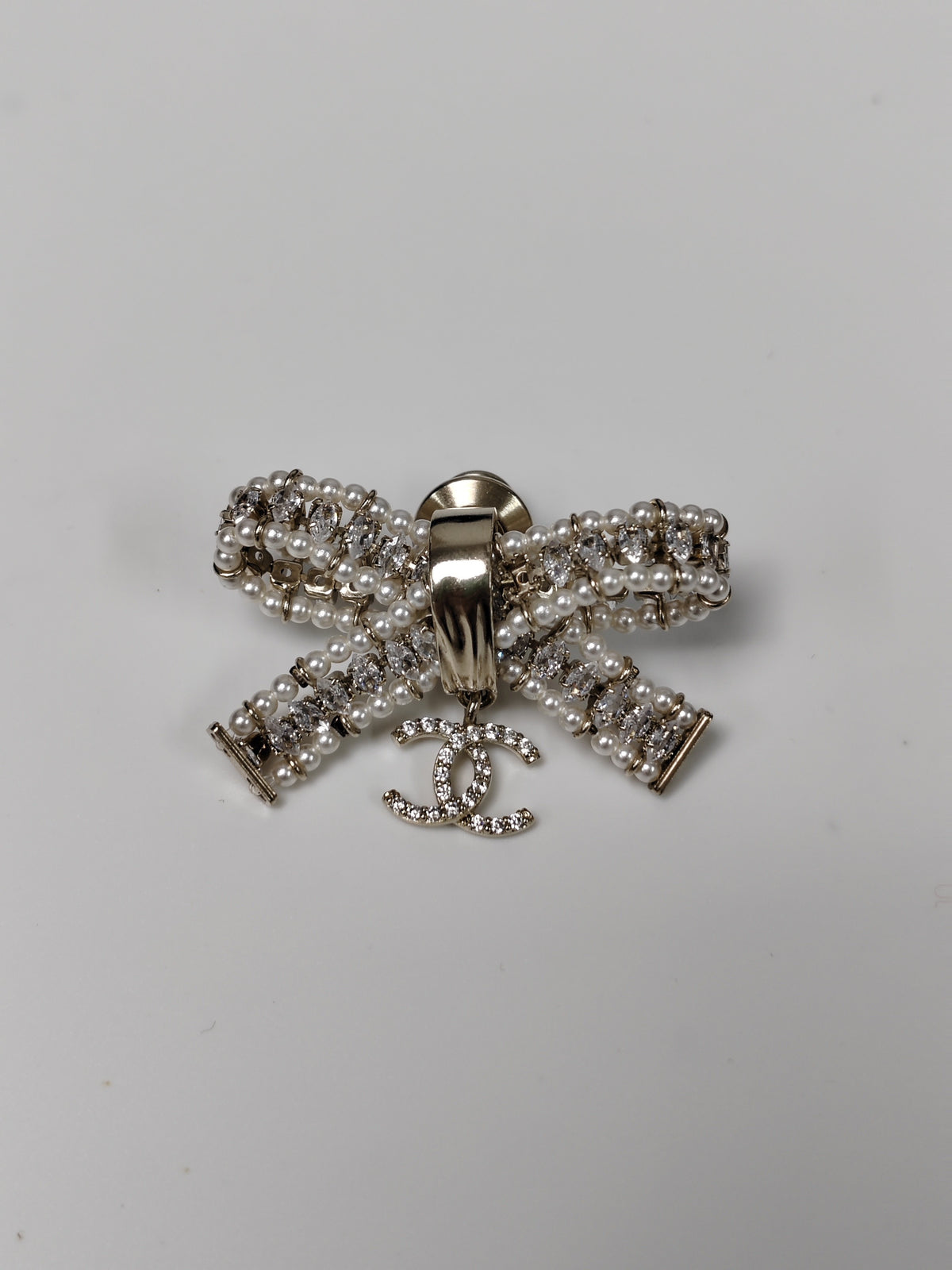 Chanel - Other - Gold-tone base metal with glass crystal embellishments and imitation pearls. - Gold