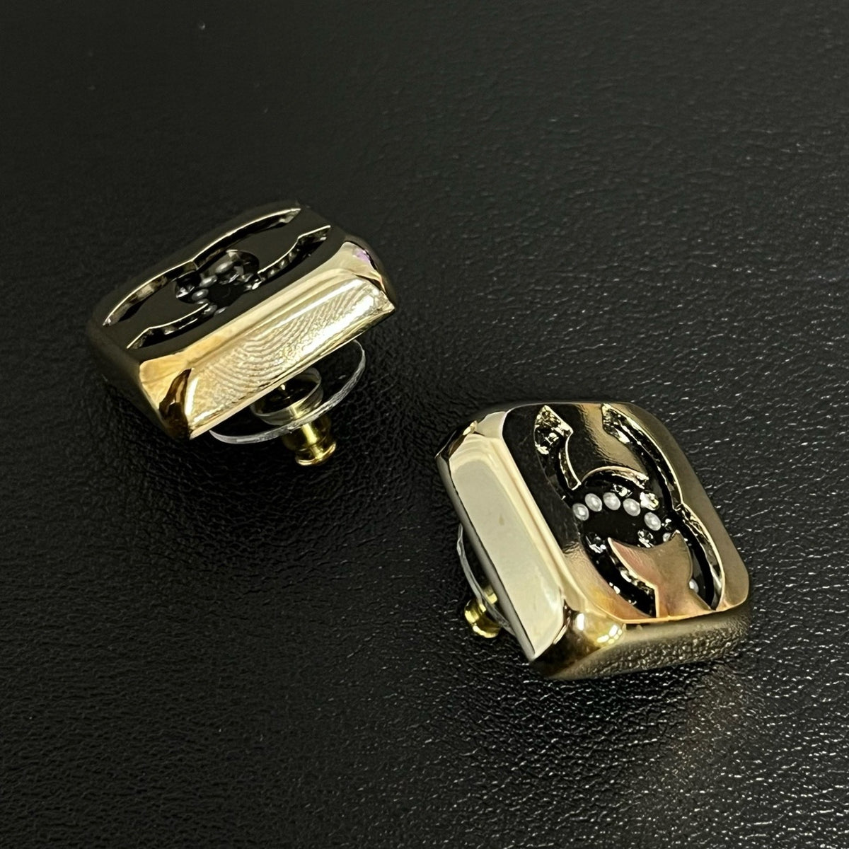 Chanel - Other - Gold-tone base metal with imitation pearls and glass rhinestones. - Gold
