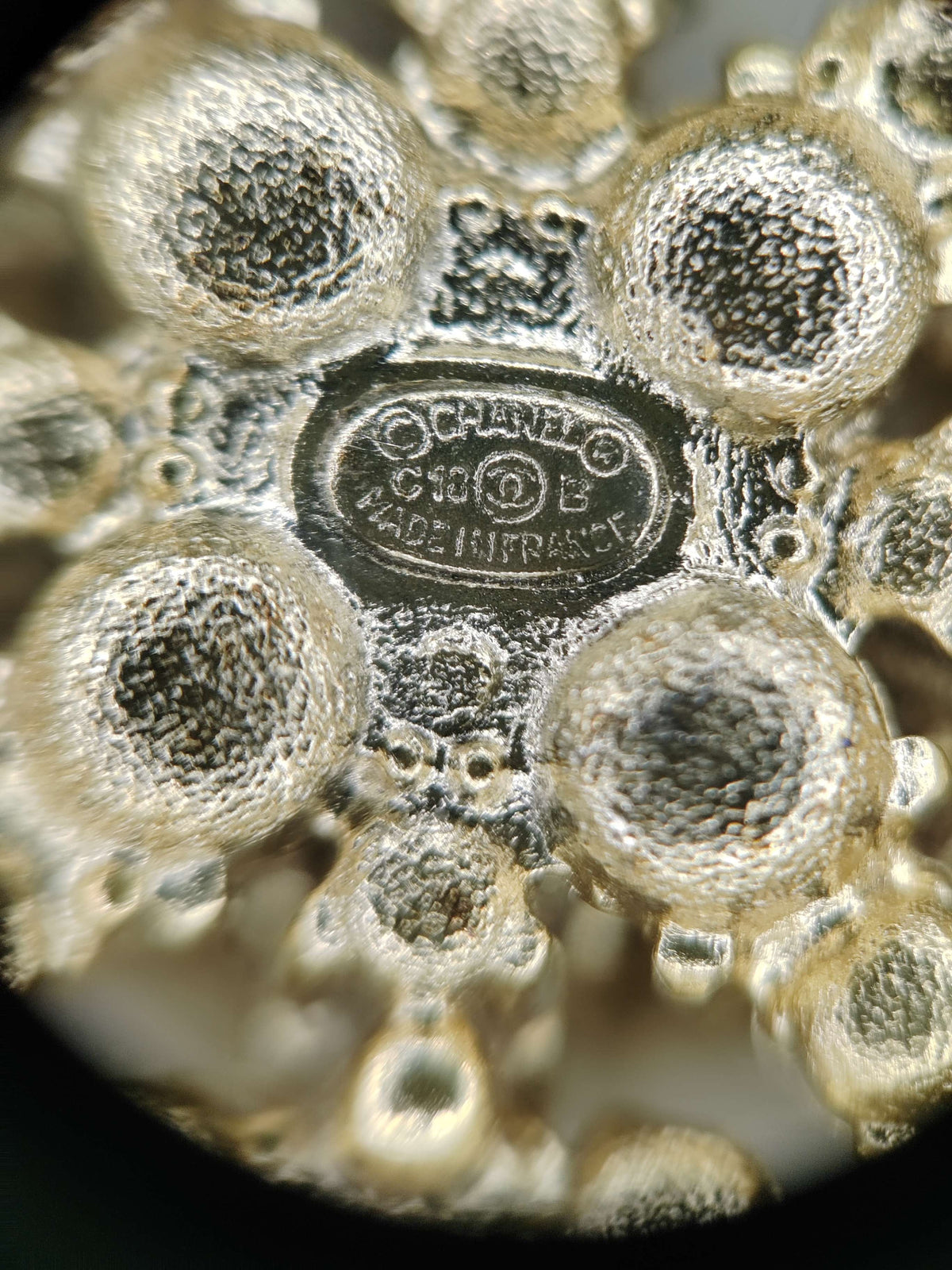 Chanel - Other - Gold-tone base metal with multicolour rhinestones and imitation pearls. - Multicolour