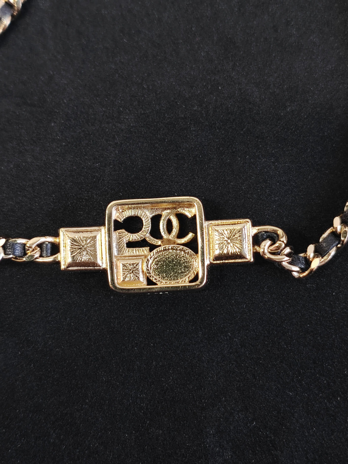 Chanel - Other - Gold-tone base metal with rhinestone and faux pearl embellishments. - Multicolour