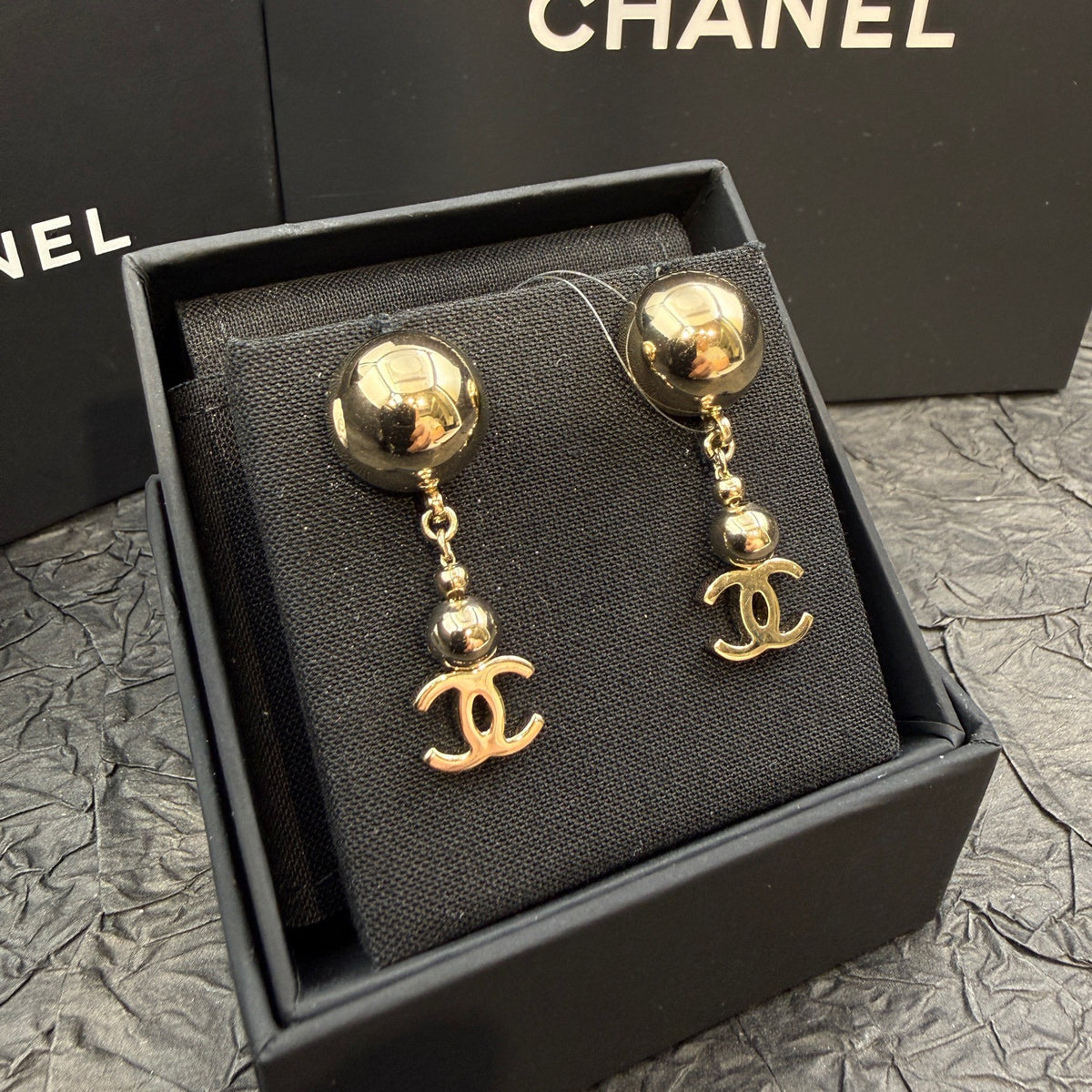 Chanel - Other - Gold-tone finish; base alloy not specified. - Gold