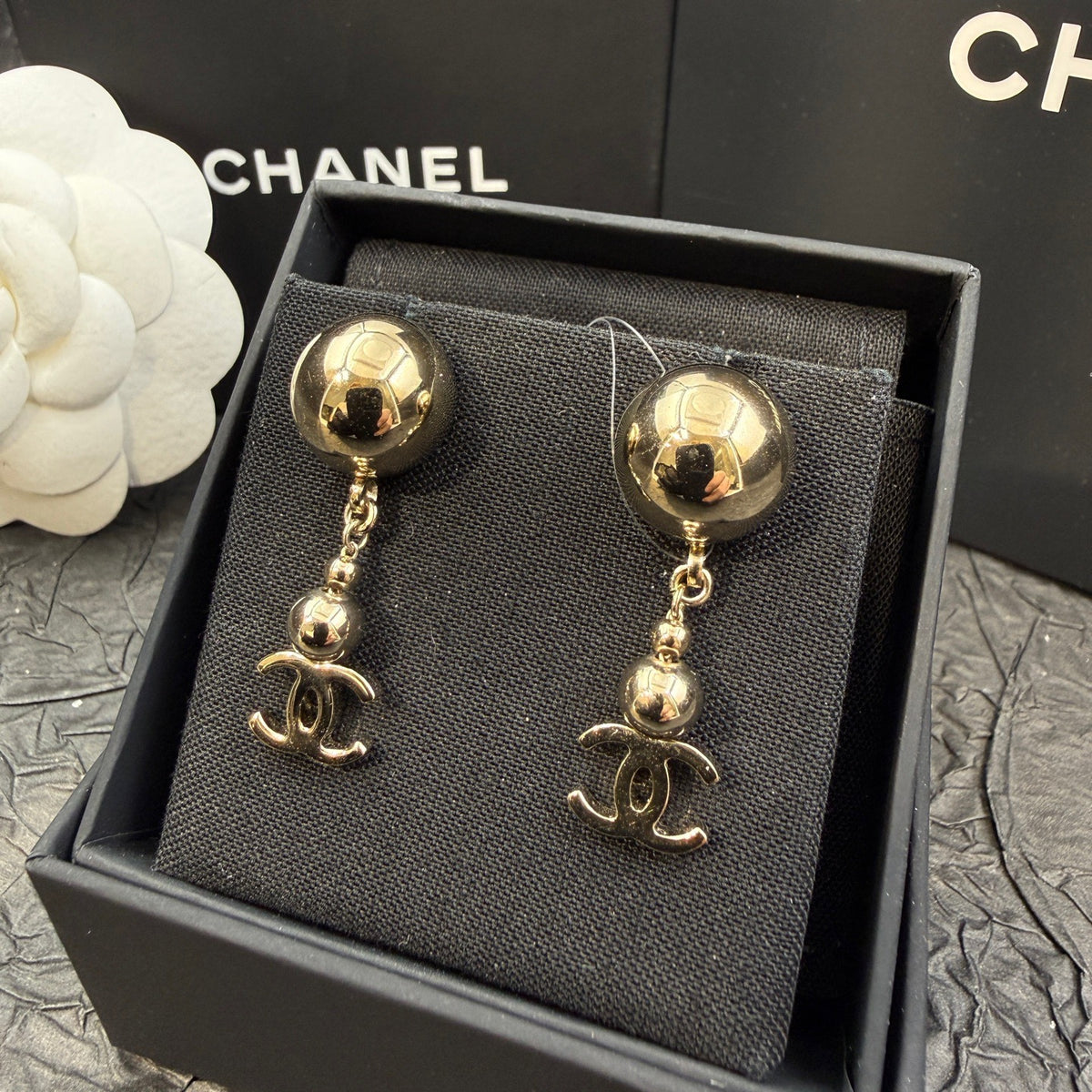 Chanel - Other - Gold-tone finish; base alloy not specified. - Gold