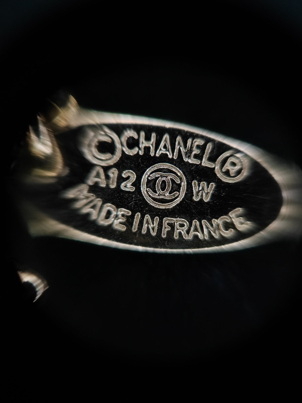 Chanel - Other - Gold-tone metal components with imitation pearl beads. - White