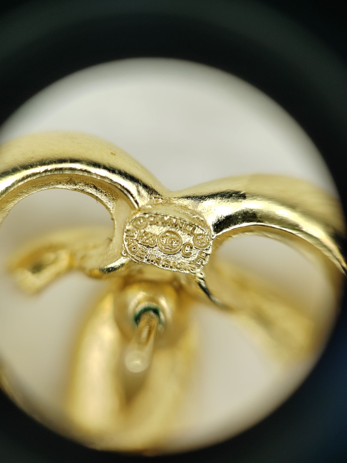 Chanel - Other - Gold-tone metal with clear crystal embellishments; exact composition not confirmed. - Gold