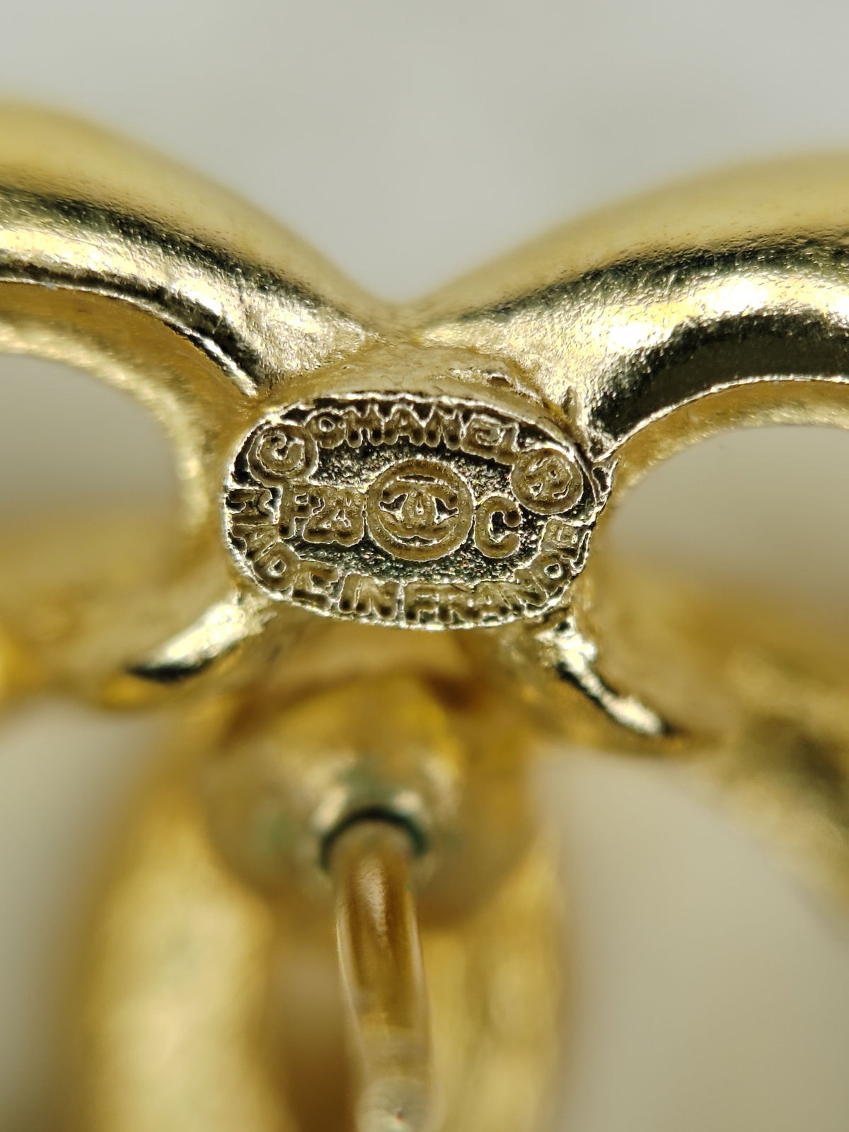 Chanel - Other - Gold-tone metal with clear crystal embellishments; exact composition not confirmed. - Gold