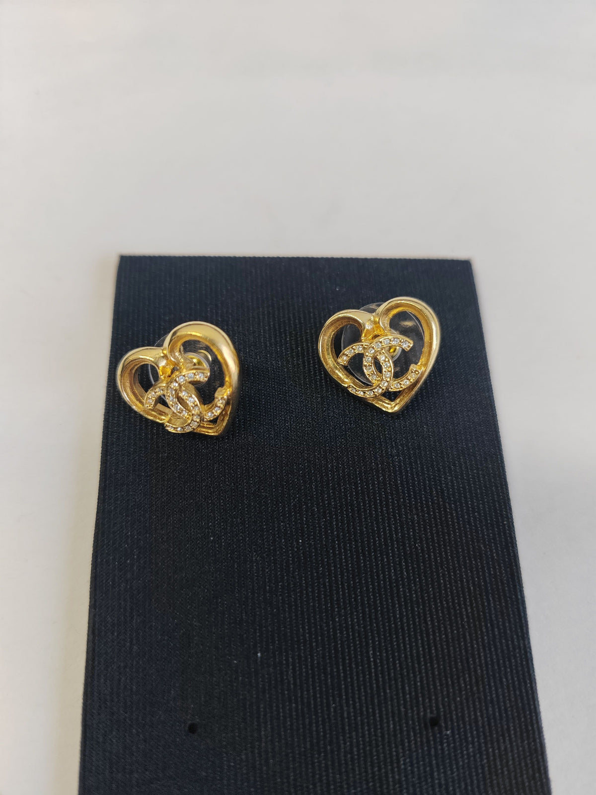 Chanel - Other - Gold-tone metal with clear crystal embellishments; exact composition not confirmed. - Gold