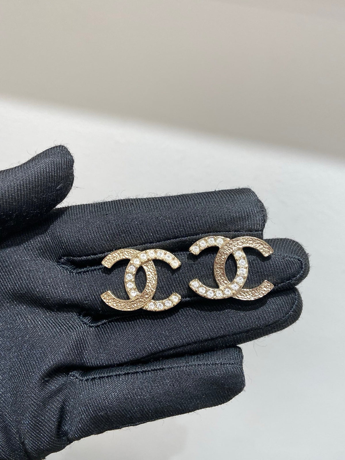 Chanel - Other - Gold-tone metal with clear decorative stones; exact composition is unconfirmed. - Gold