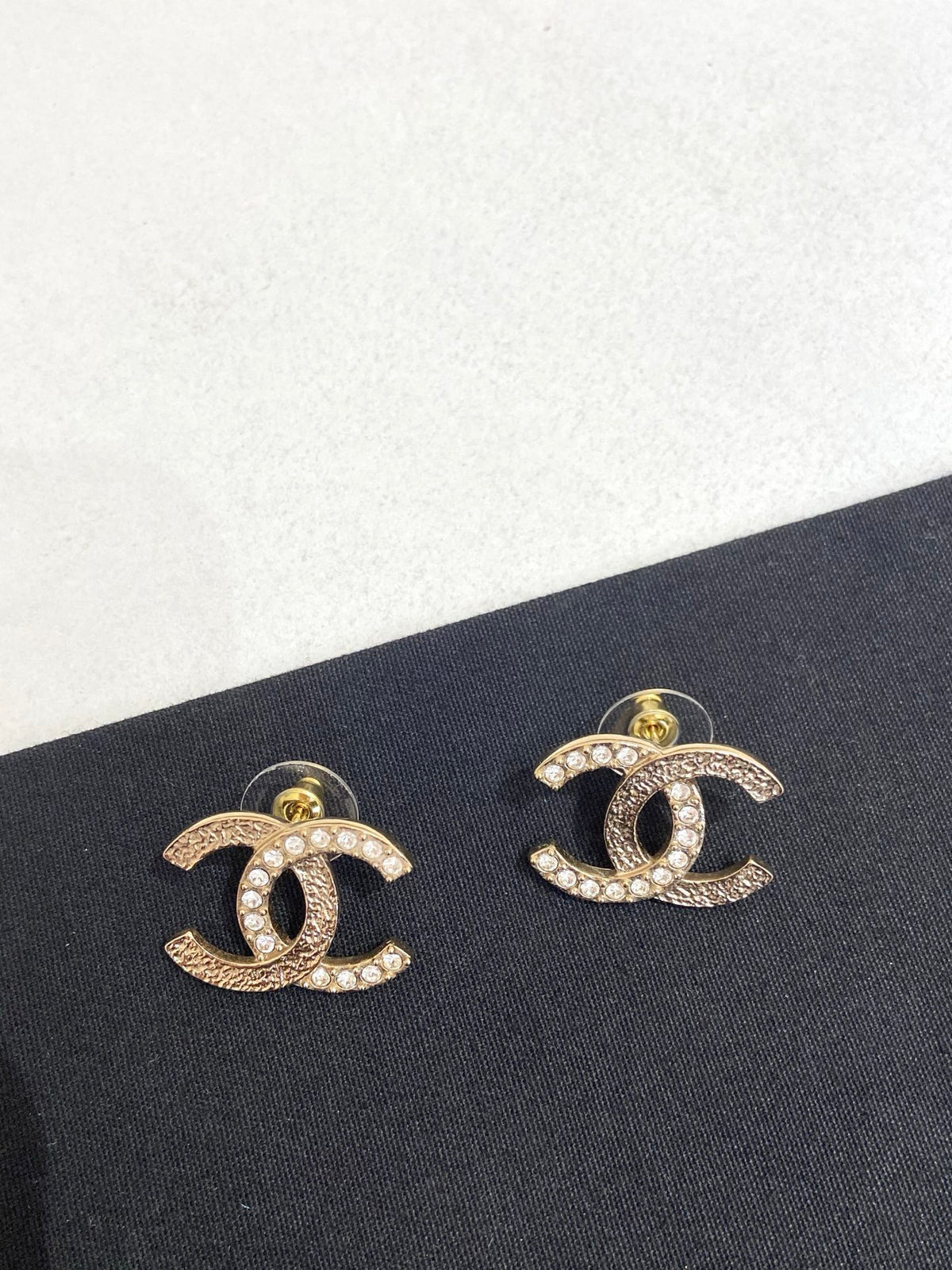 Chanel - Other - Gold-tone metal with clear decorative stones; exact composition is unconfirmed. - Gold