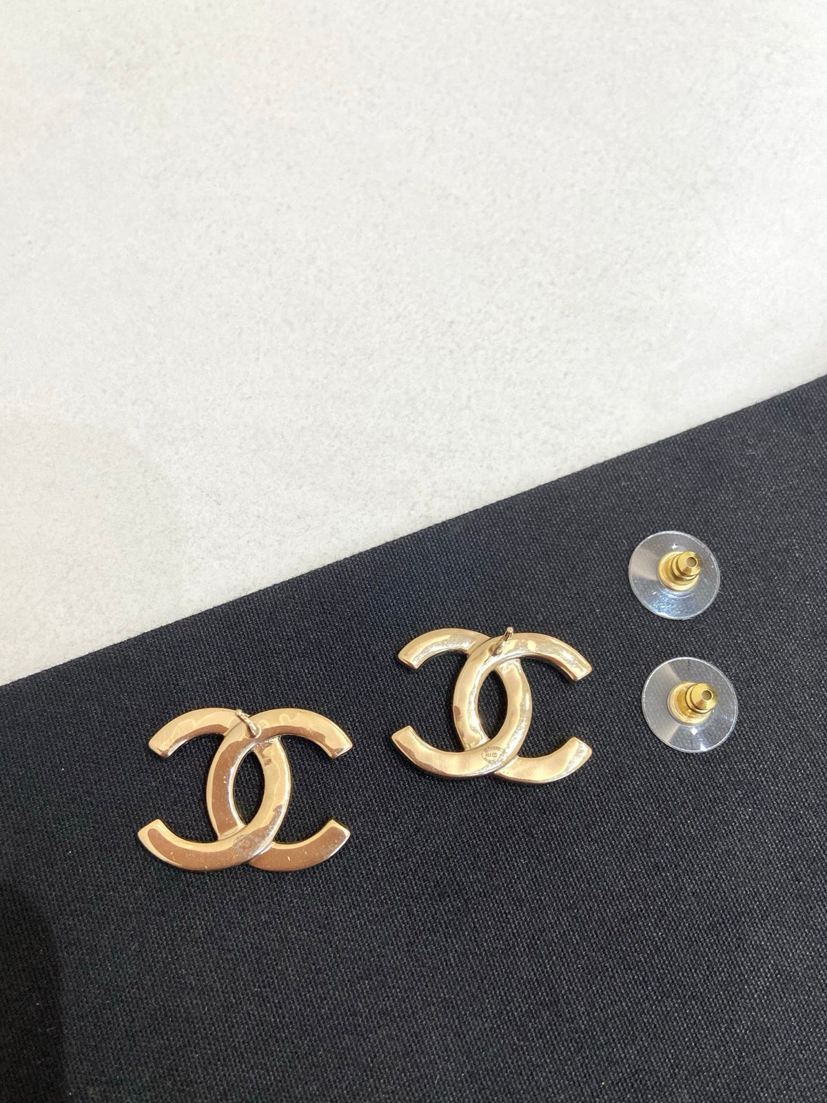 Chanel - Other - Gold-tone metal with clear decorative stones; exact composition is unconfirmed. - Gold
