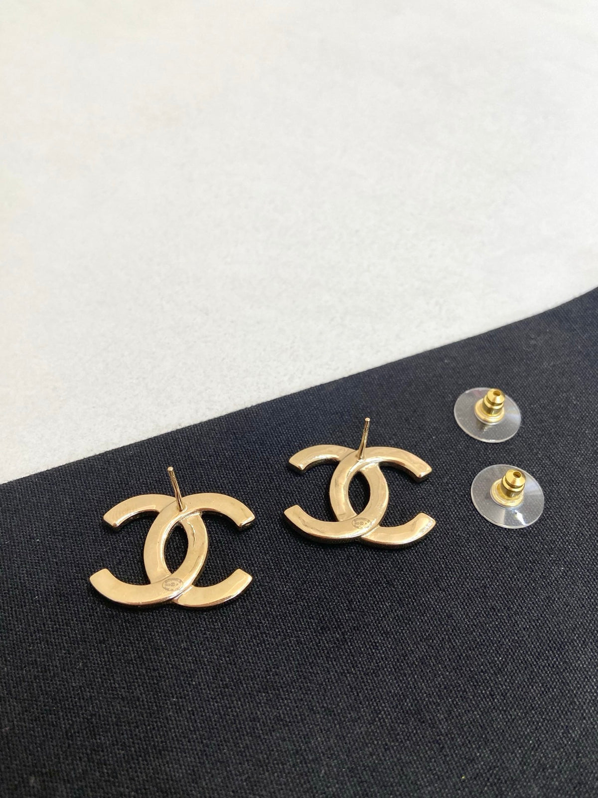 Chanel - Other - Gold-tone metal with clear decorative stones; exact composition is unconfirmed. - Gold