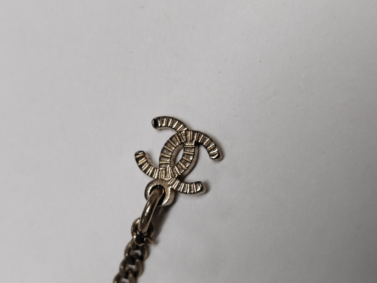 Chanel - Other - Gold-tone metal with clear decorative stones. - Gold