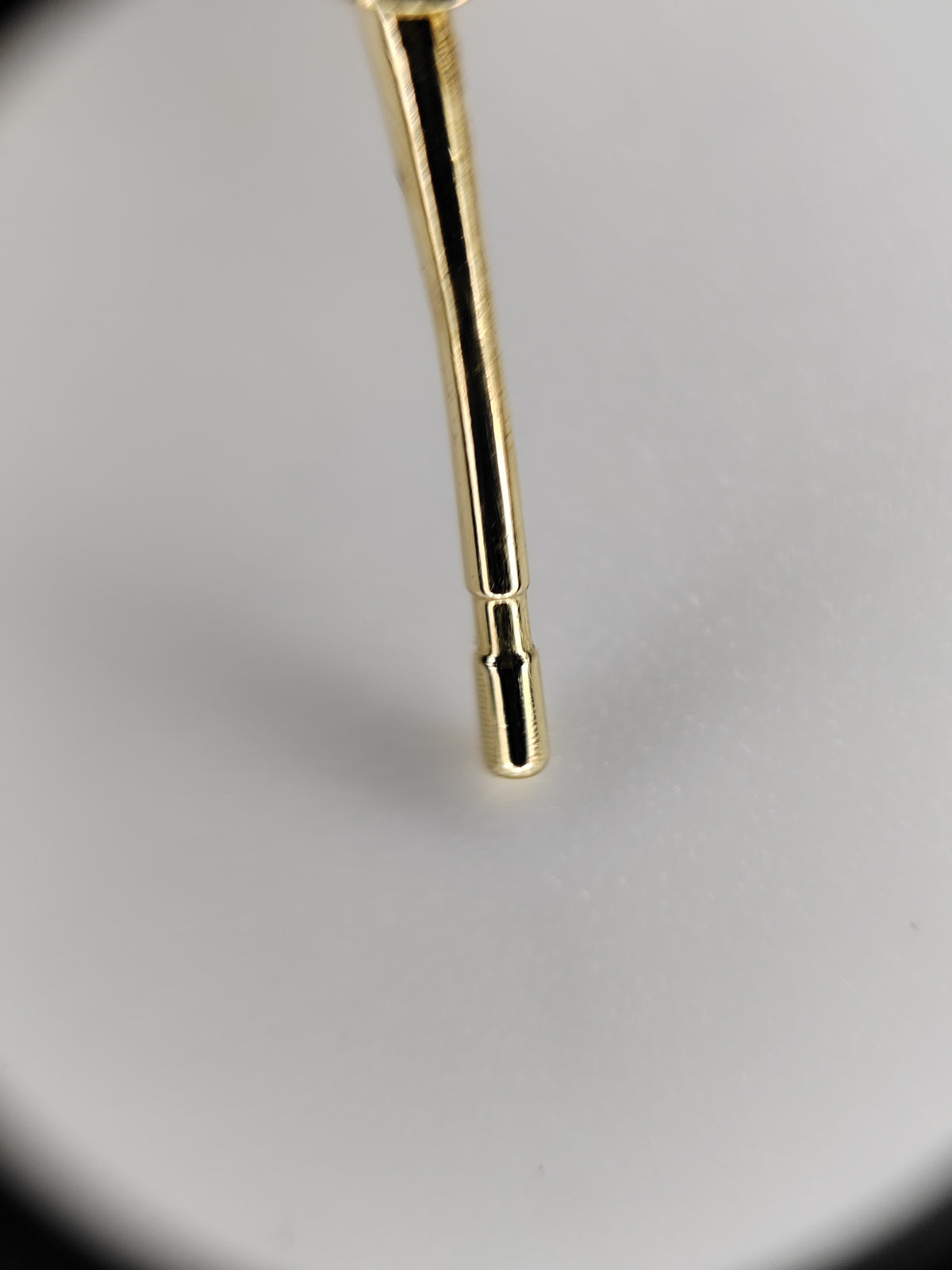 Chanel - Other - Gold-tone metal with clear faceted stone accents and navy number 5 detailing. - Multicolour