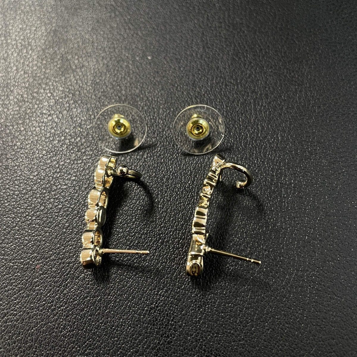 Chanel - Other - Gold-tone metal with clear rhinestone embellishments; exact composition not verified. - Gold