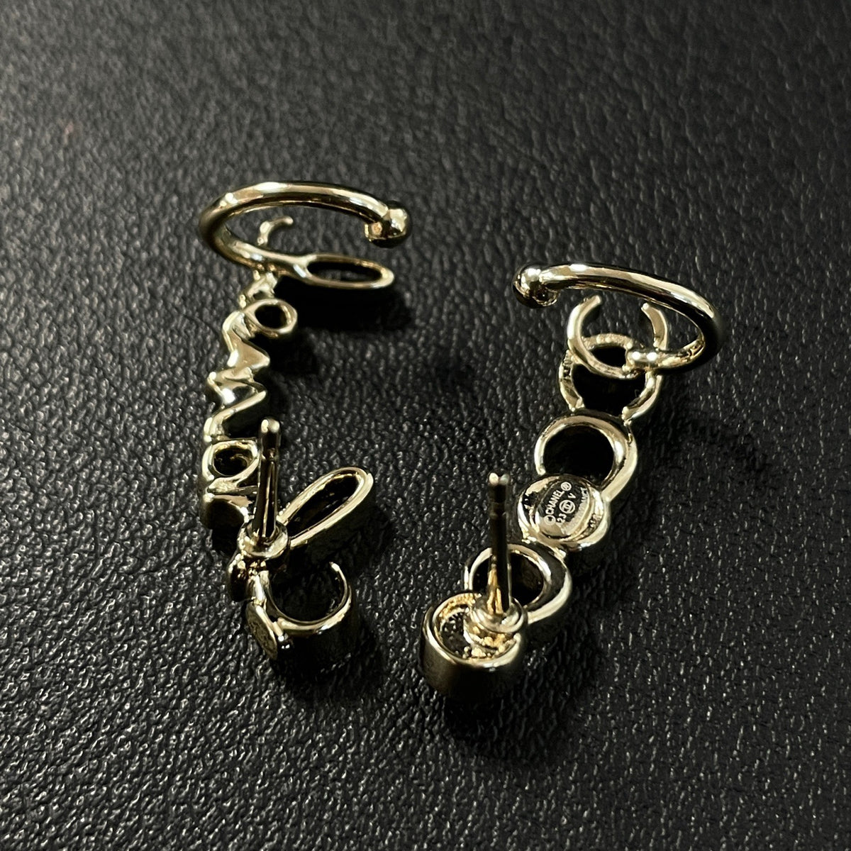 Chanel - Other - Gold-tone metal with clear rhinestone embellishments; exact composition not verified. - Gold