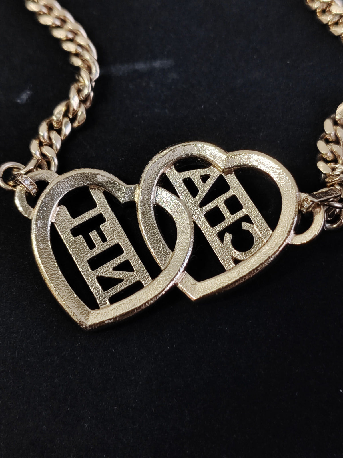 Chanel - Other - Gold-tone metal with clear rhinestone embellishments. - Gold