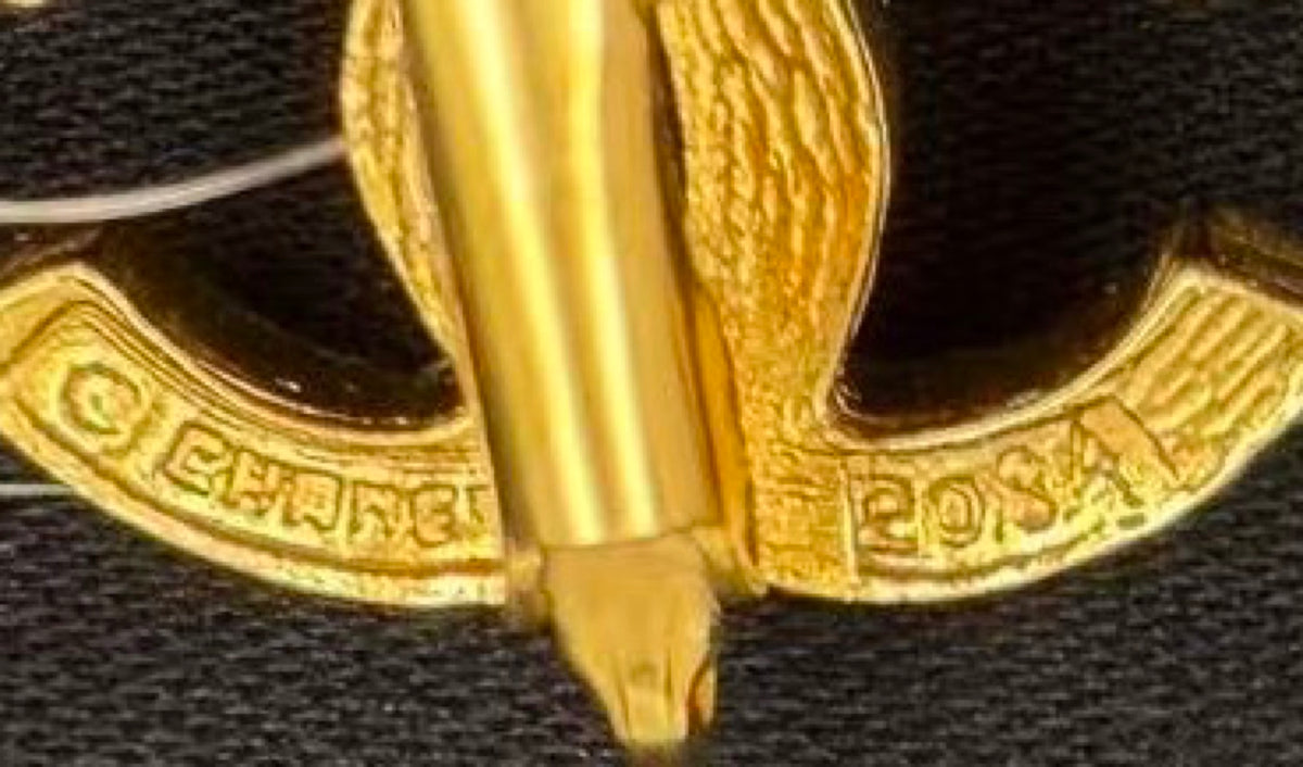 Chanel - Other - Gold-tone metal with clear rhinestone embellishments - Gold