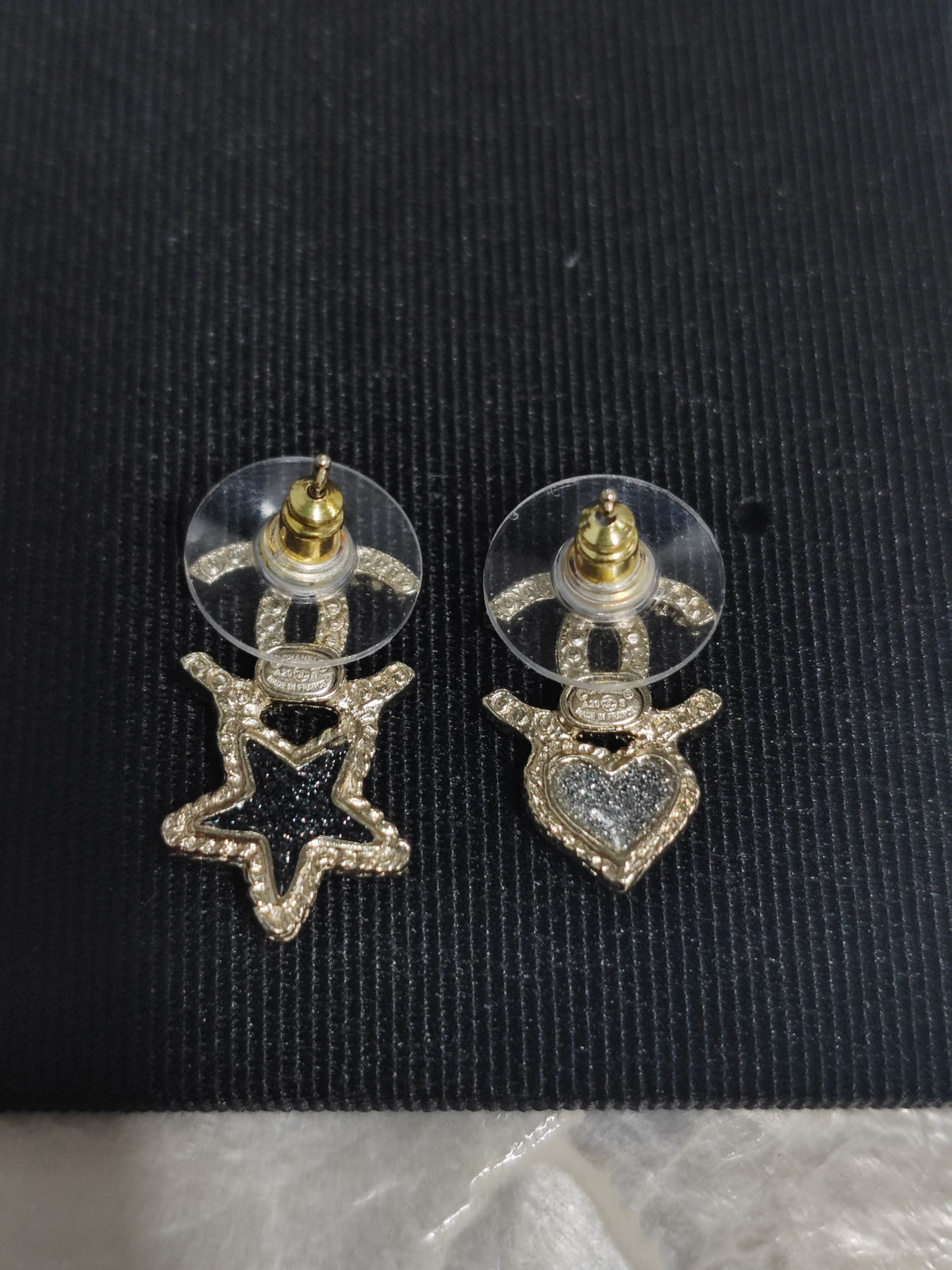 Chanel - Other - Gold-tone metal with clear rhinestone embellishments - Gold