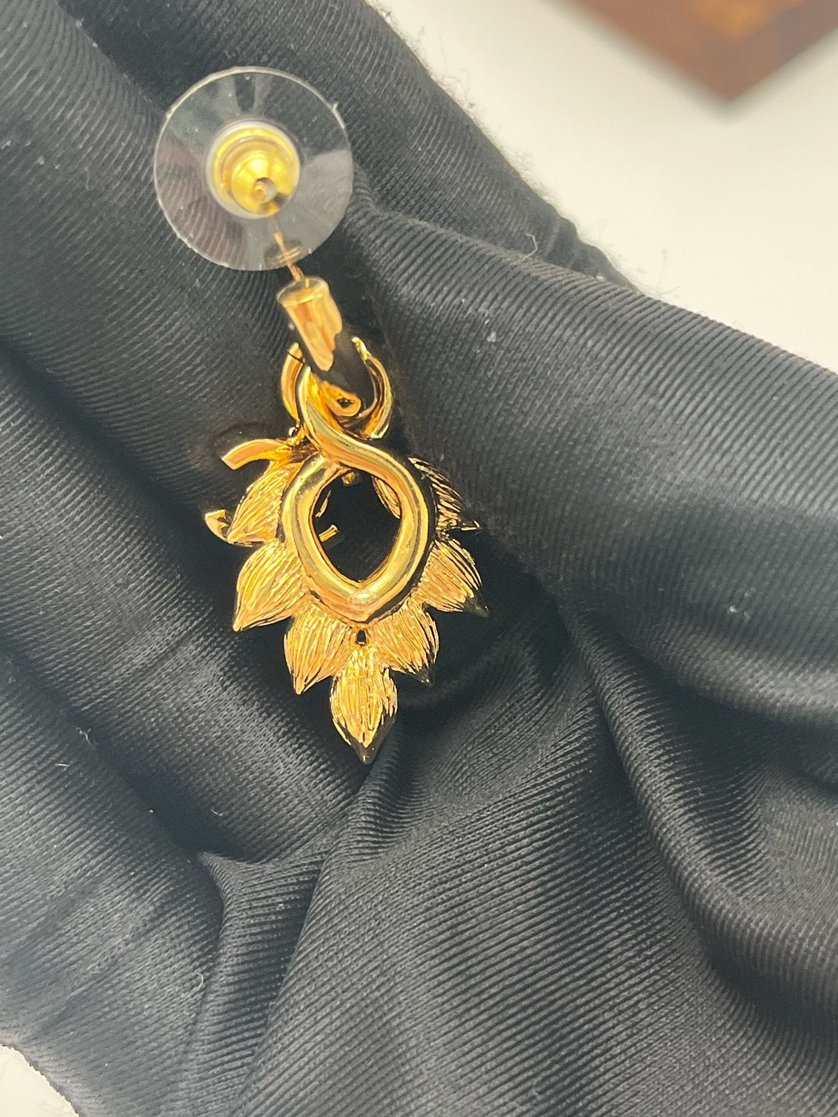 Chanel - Other - Gold-tone metal with clear rhinestones - Gold