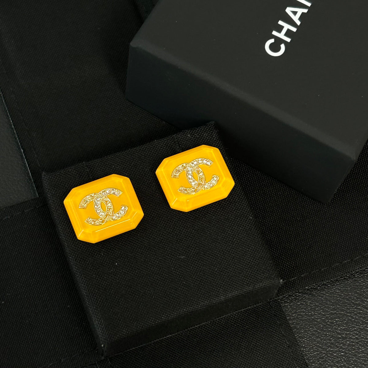 Chanel - Other - Gold-tone metal with crystal accents and resin elements - Yellow