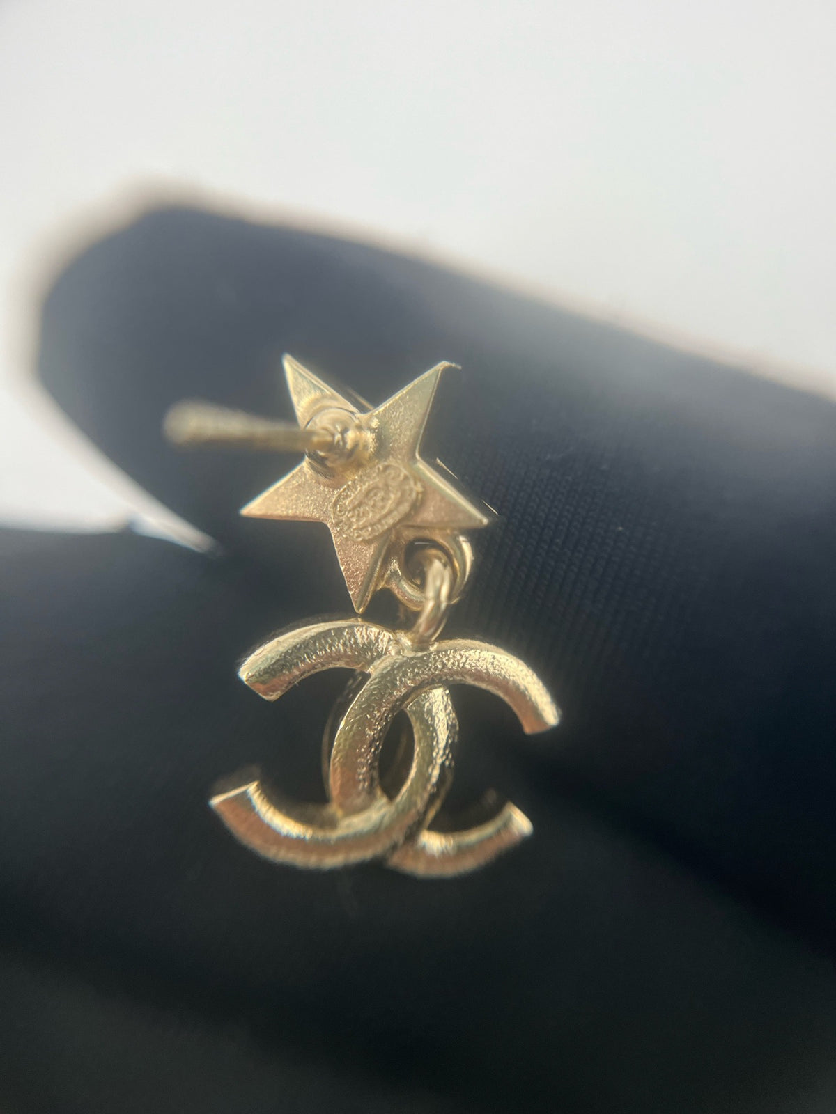 Chanel - Other - Gold-tone metal with crystal accents. - Gold - (One size)