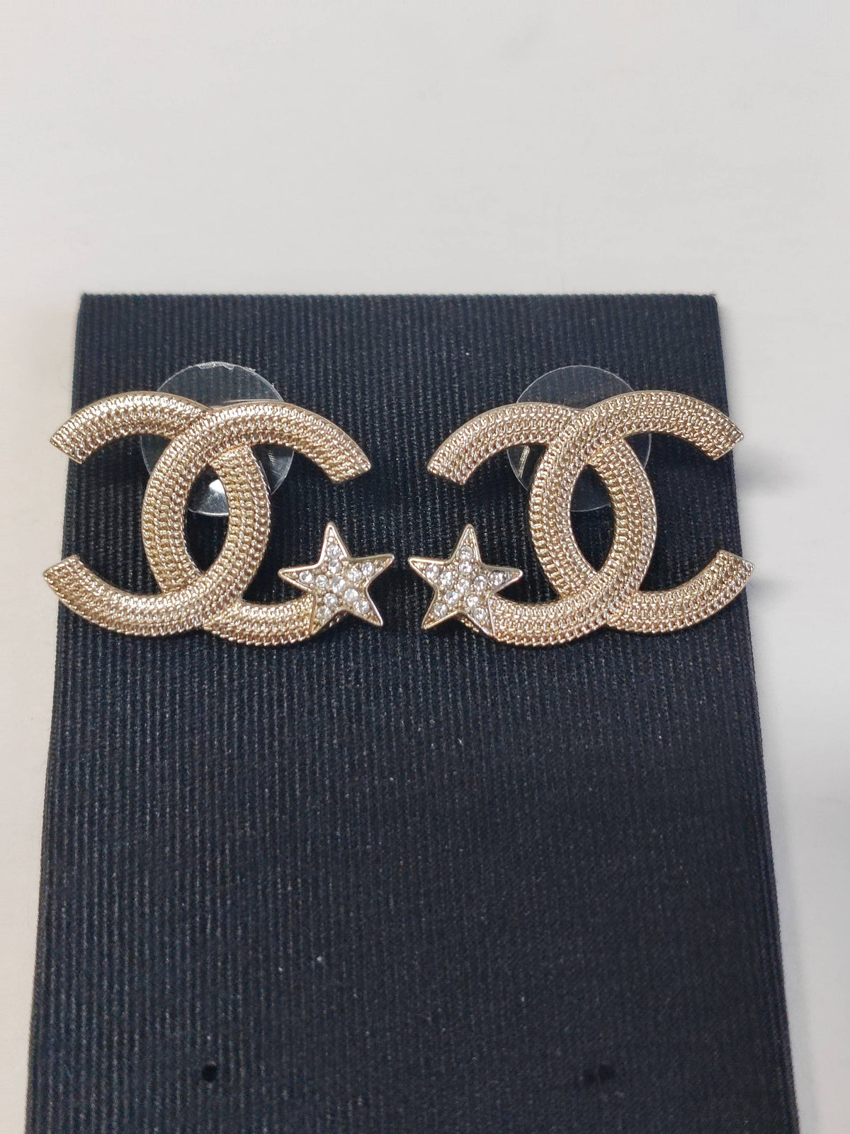 Chanel - Other - Gold-tone metal with crystal rhinestone embellishments - Gold