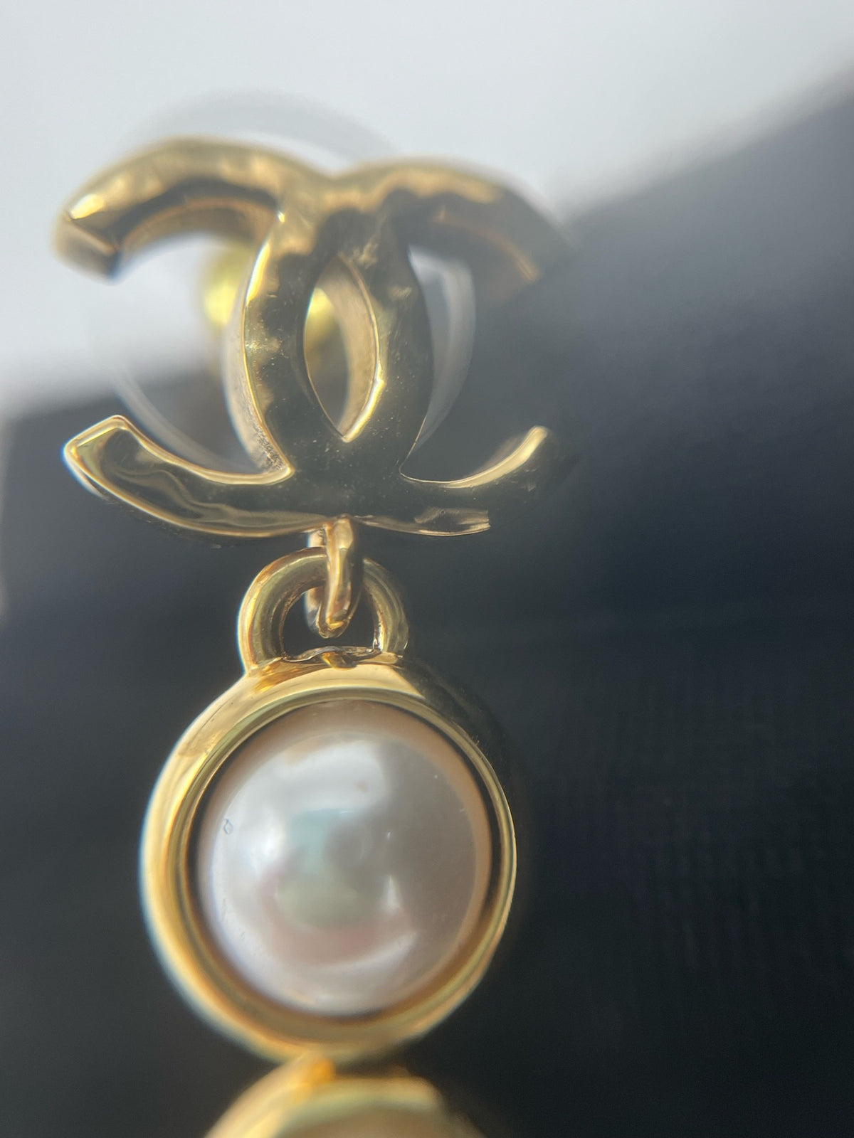 Chanel - Other - Gold-tone metal with faux pearl accents. - Gold