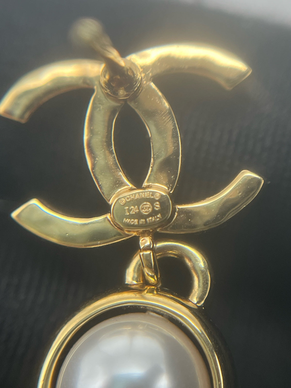 Chanel - Other - Gold-tone metal with faux pearl accents. - Gold