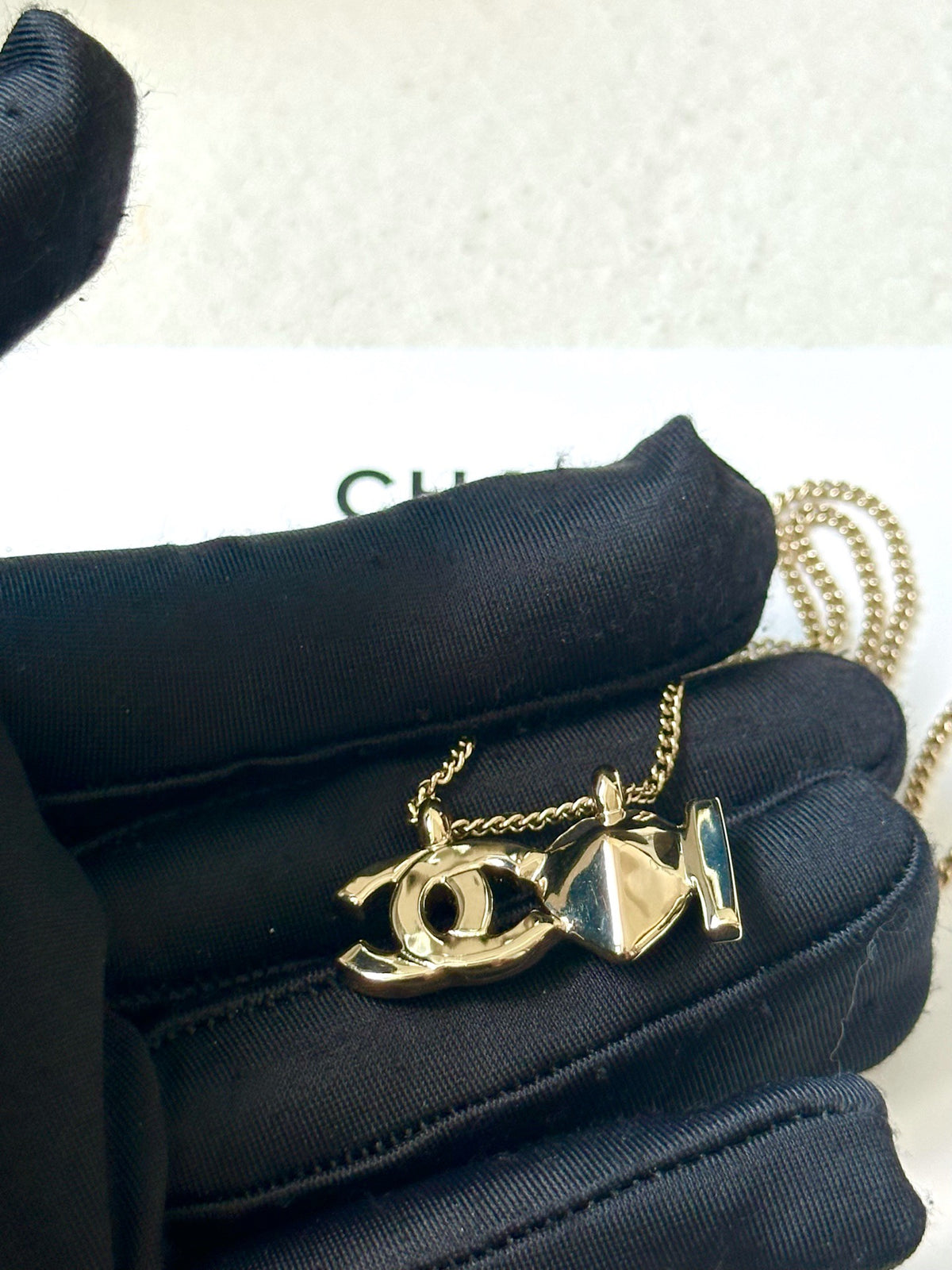 Chanel - Other - Gold-tone metal with faux pearl and glass or crystal accents. - Gold