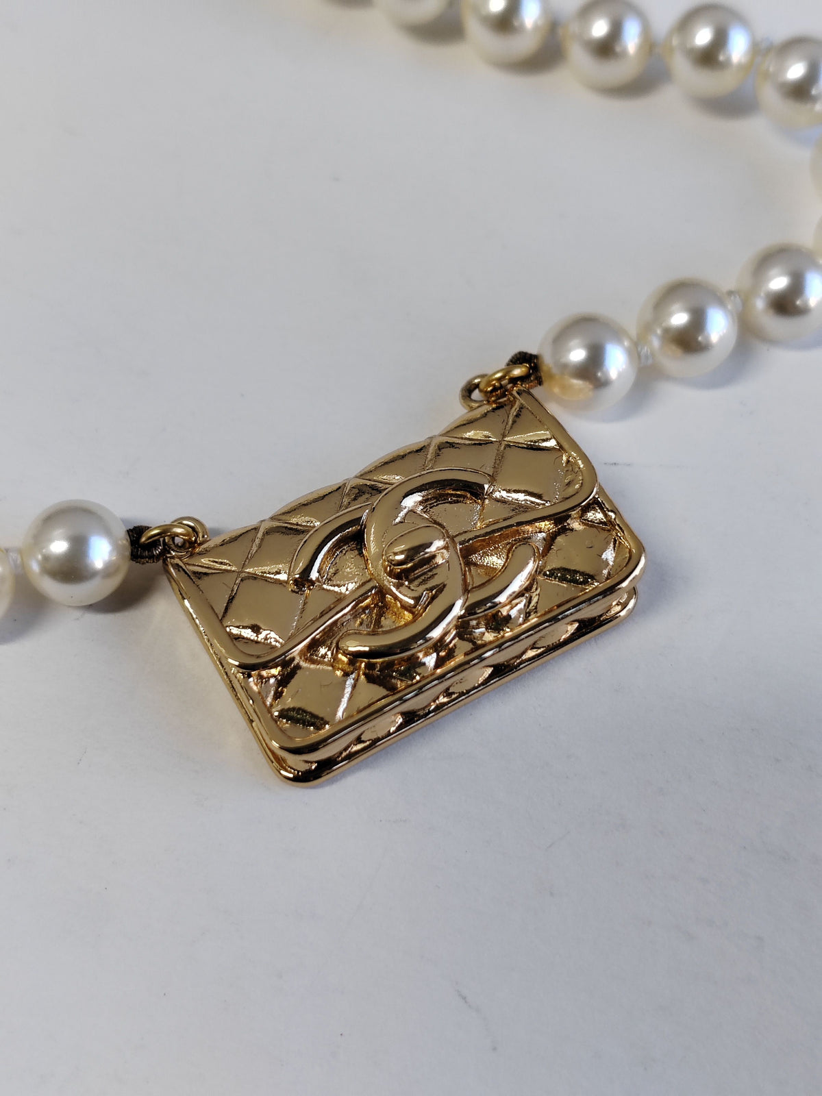 Chanel - Other - Gold-tone metal with faux pearl beads. - Multicolour