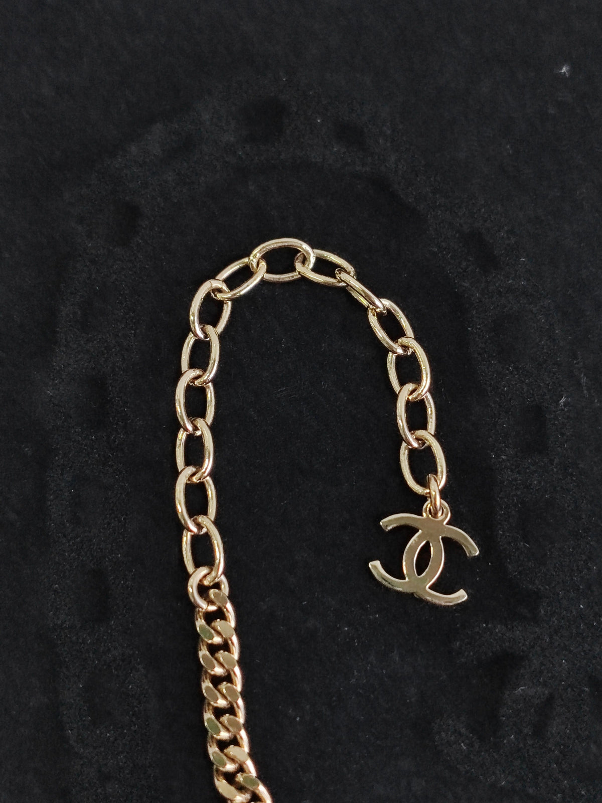 Chanel - Other - Gold-tone metal with faux pearl beads, pink enamel and crystal-set detailing. - Multicolour