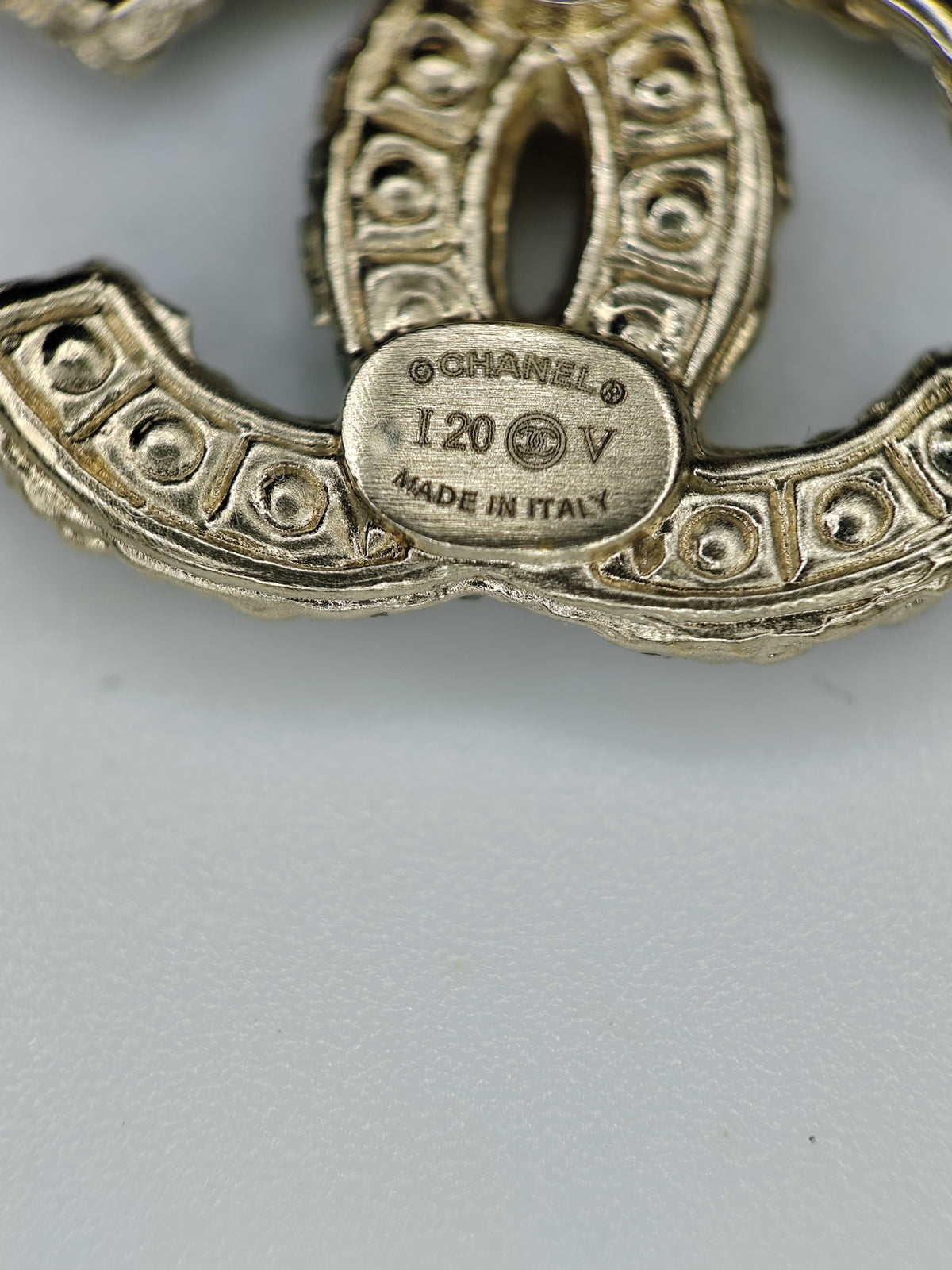 Chanel - Other - Gold-tone metal with faux pearl embellishments. - Gold