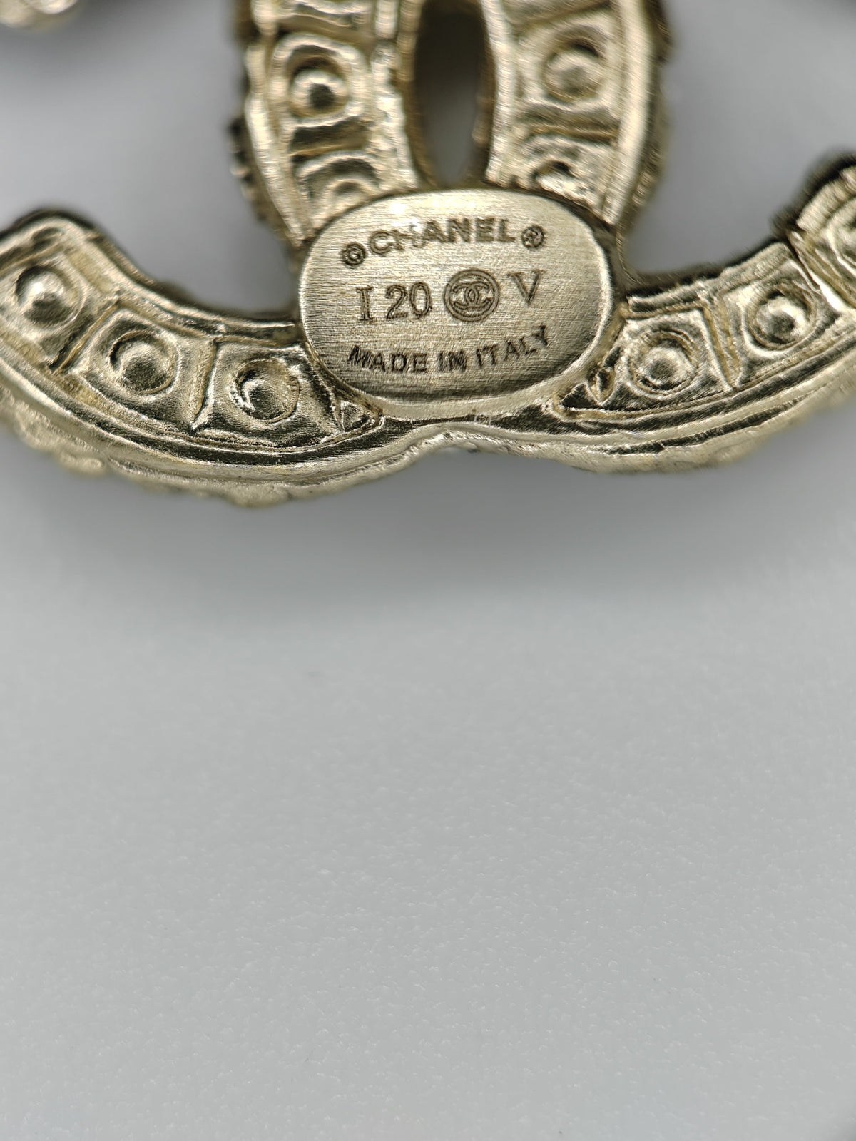 Chanel - Other - Gold-tone metal with faux pearl embellishments. - Gold
