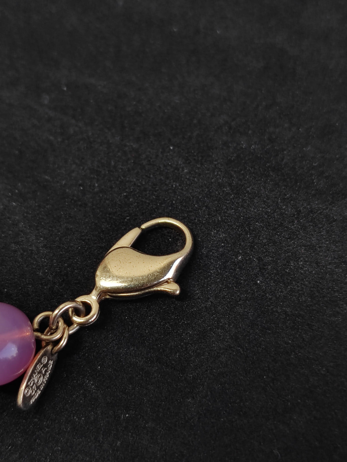 Chanel - Other - Gold-tone metal with faux pearls and multicoloured bead embellishments. - Multicolour