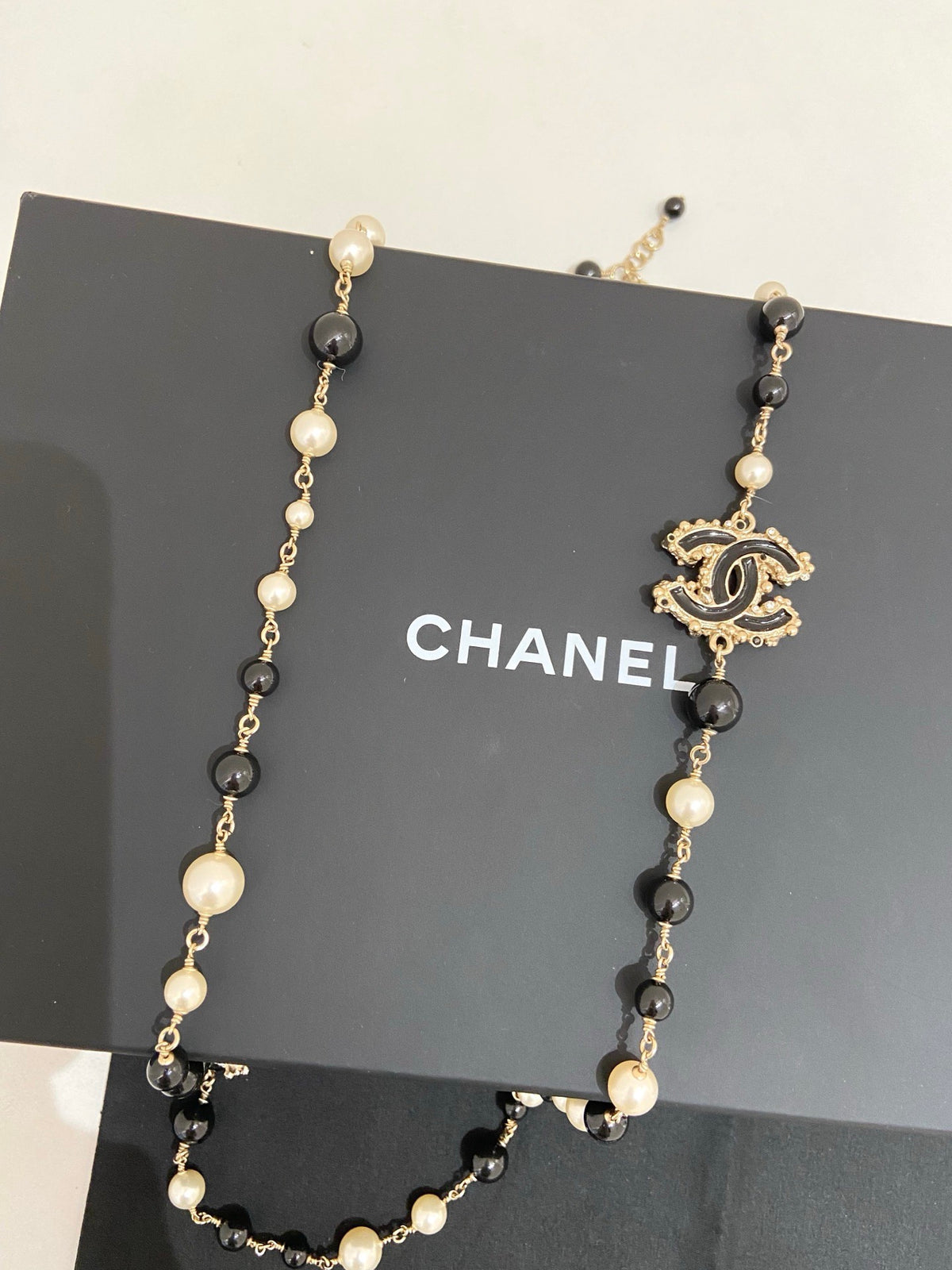 Chanel - Other - Gold-tone metal with faux pearls, enamel and crystal accents. - Multicolour