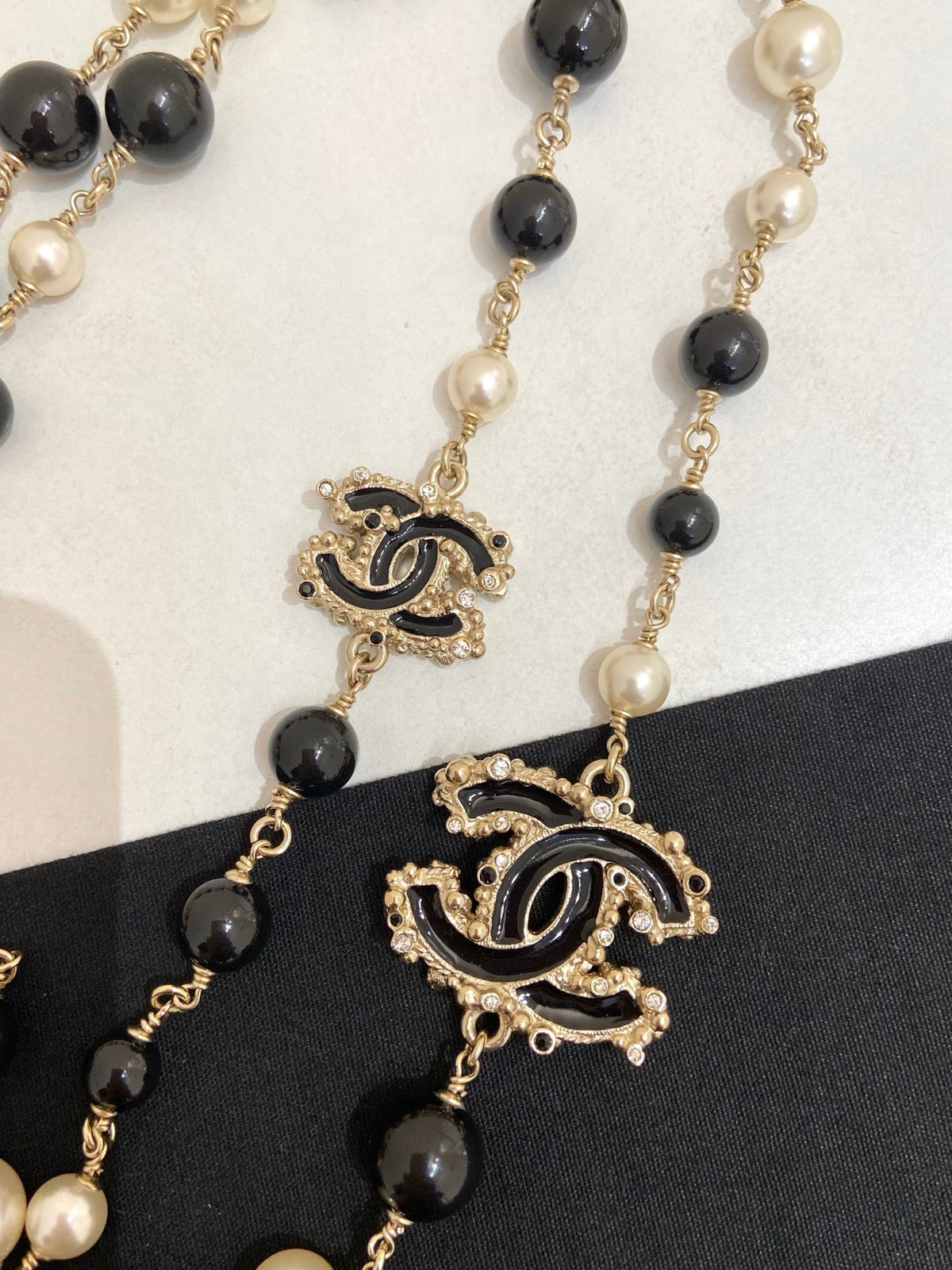 Chanel - Other - Gold-tone metal with faux pearls, enamel and crystal accents. - Multicolour