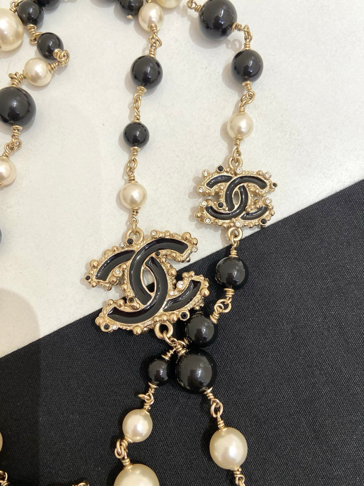 Chanel - Other - Gold-tone metal with faux pearls, enamel and crystal accents. - Multicolour