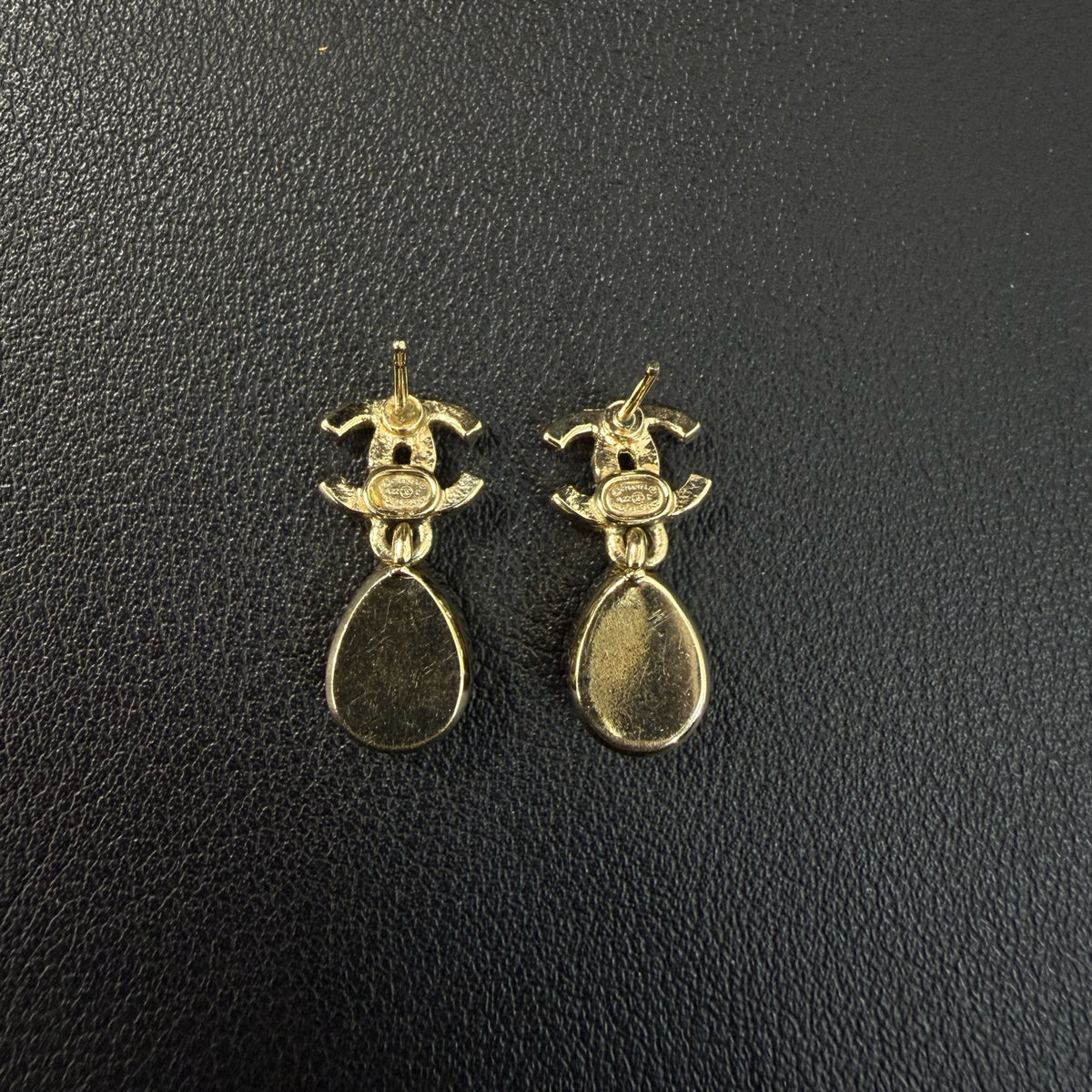 Chanel - Other - Gold-tone metal with glass crystal embellishments; exact alloy unspecified. - Gold