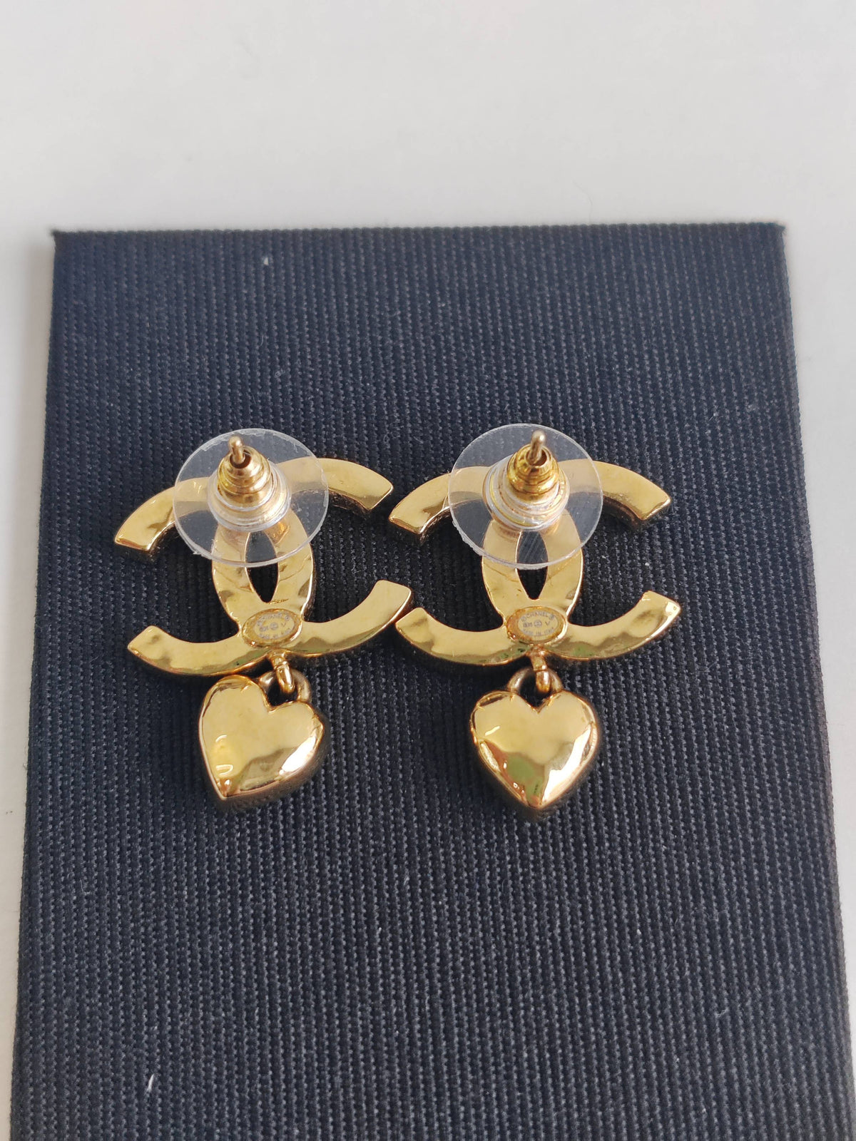 Chanel - Other - Gold-tone metal with glass rhinestone embellishments. - Gold