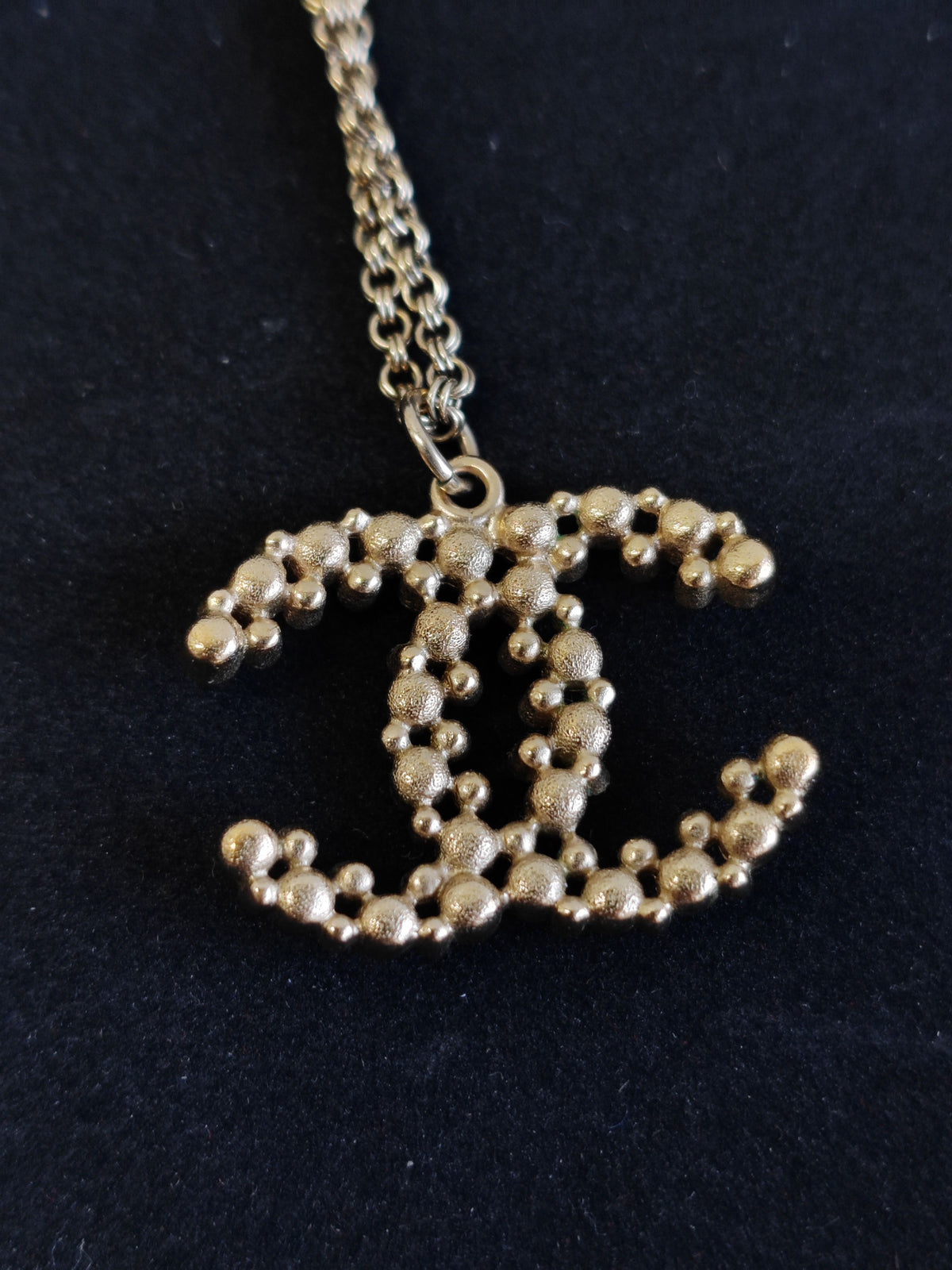 Chanel - Other - Gold-tone metal with imitation pearls and crystal accents. - Gold